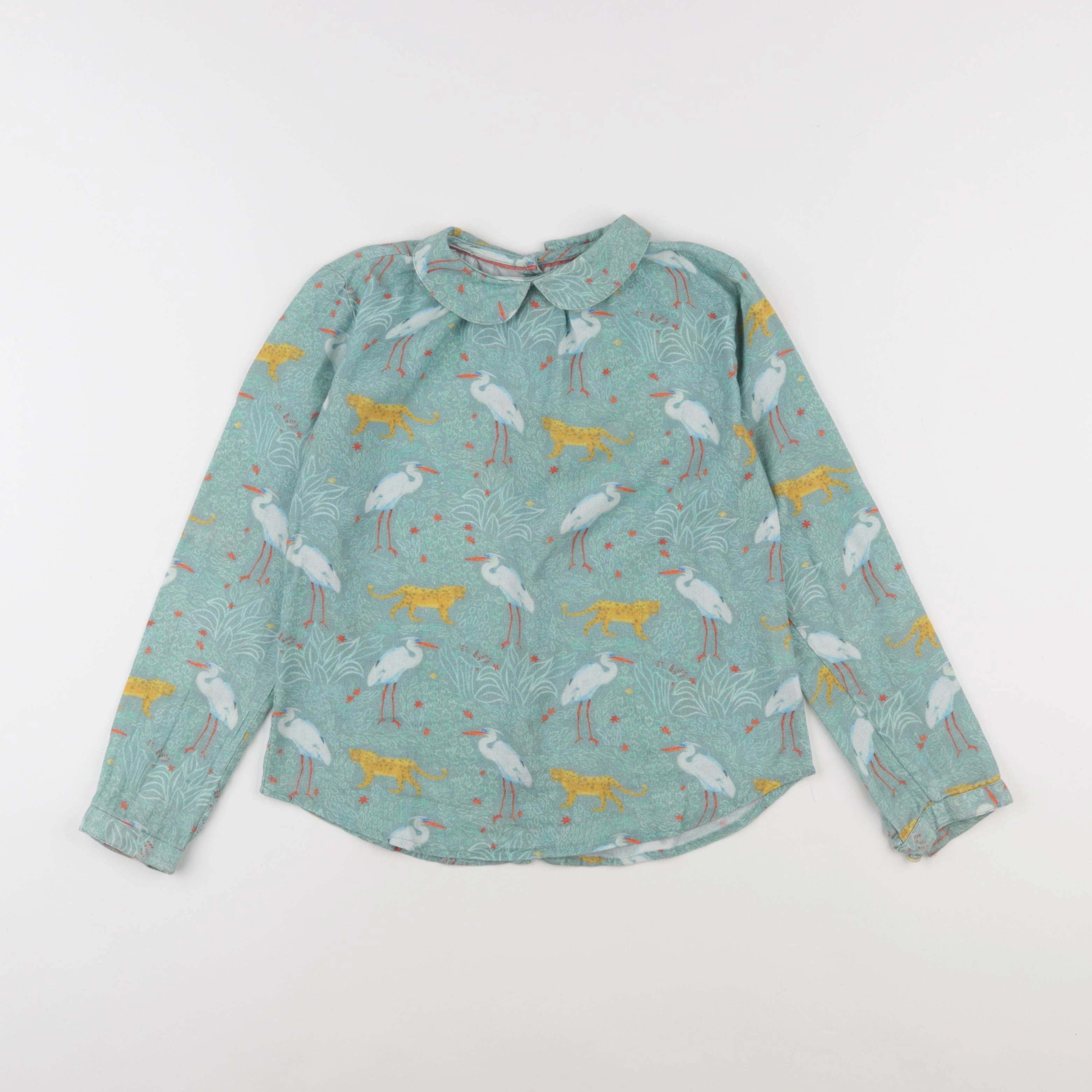 Arsène et les pipelettes - blouse vert - 8 ans