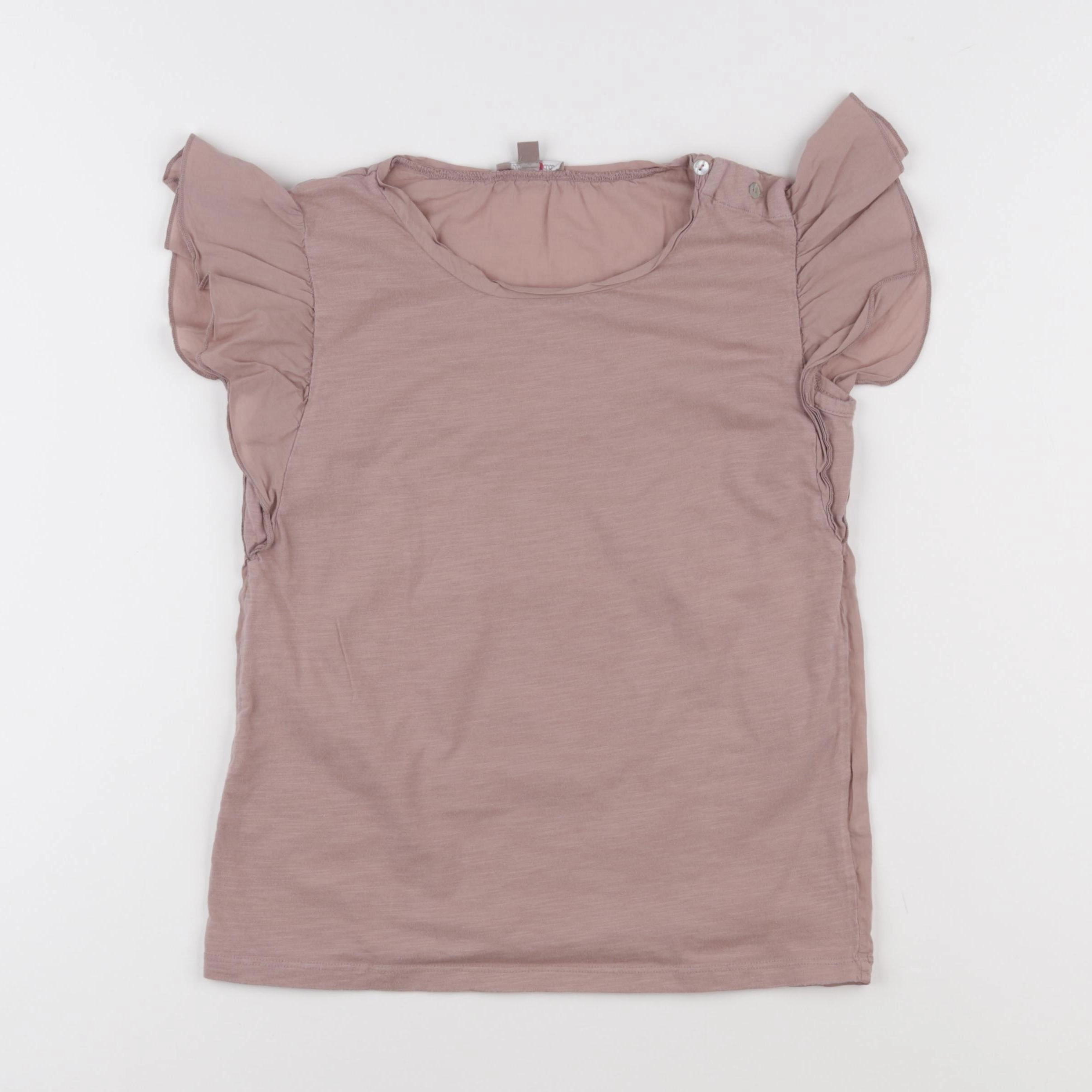Emile et Ida - tee-shirt marron - 8 ans