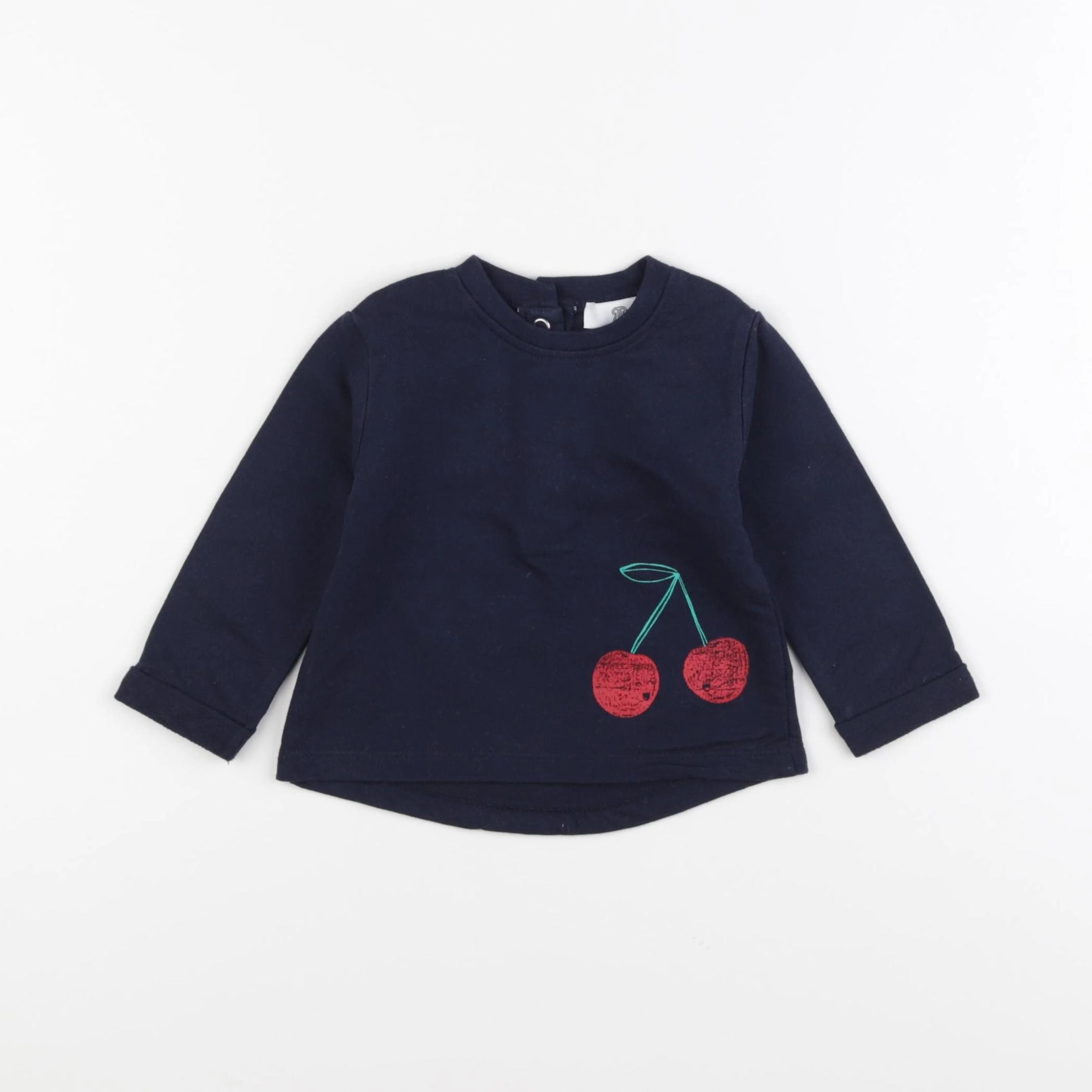 La Redoute - sweat bleu - 6 mois