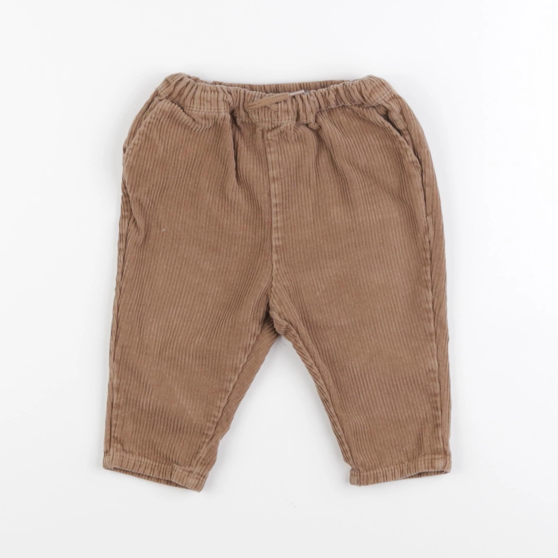 Vertbaudet - pantalon marron - 9 mois