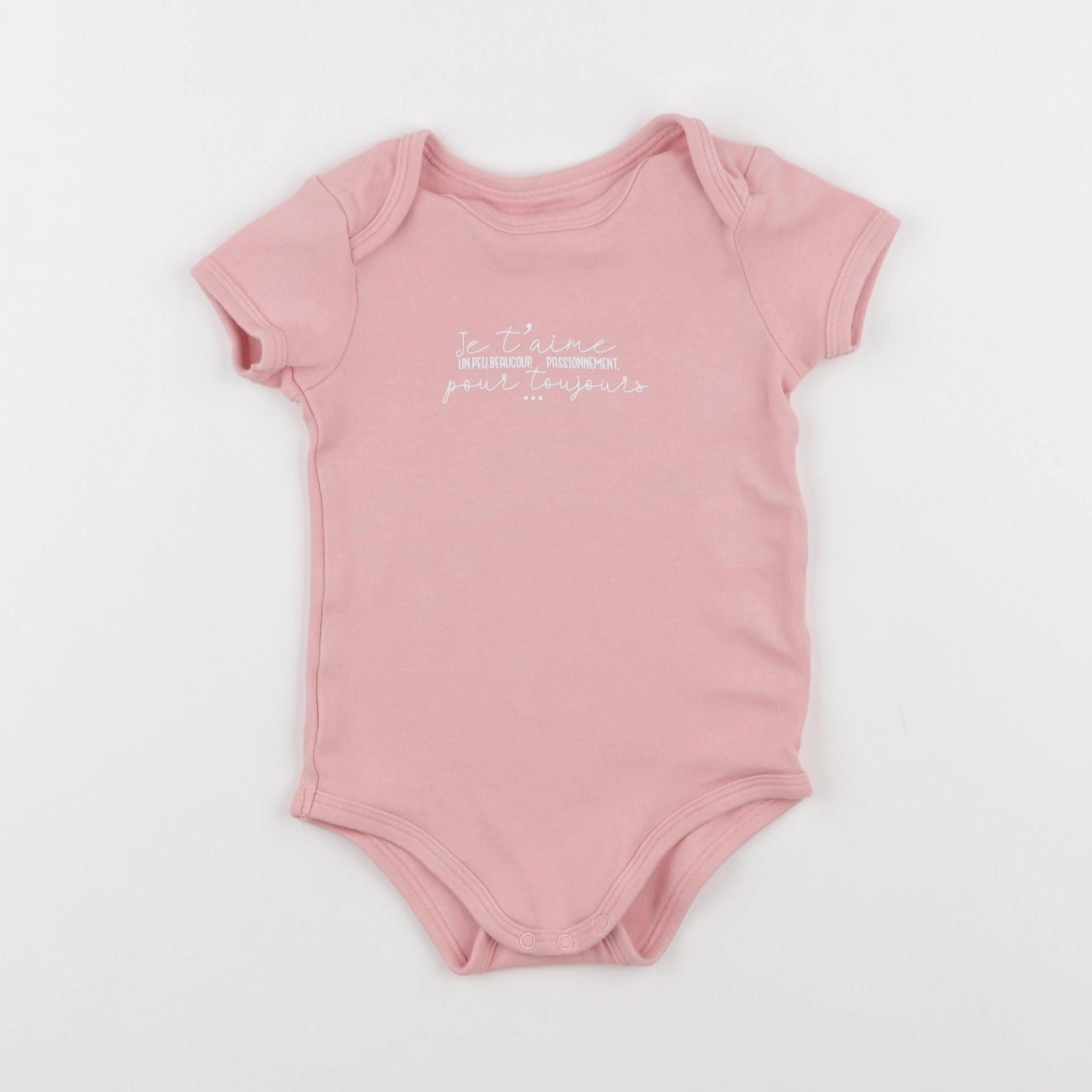 Vertbaudet - body rose - 18 mois