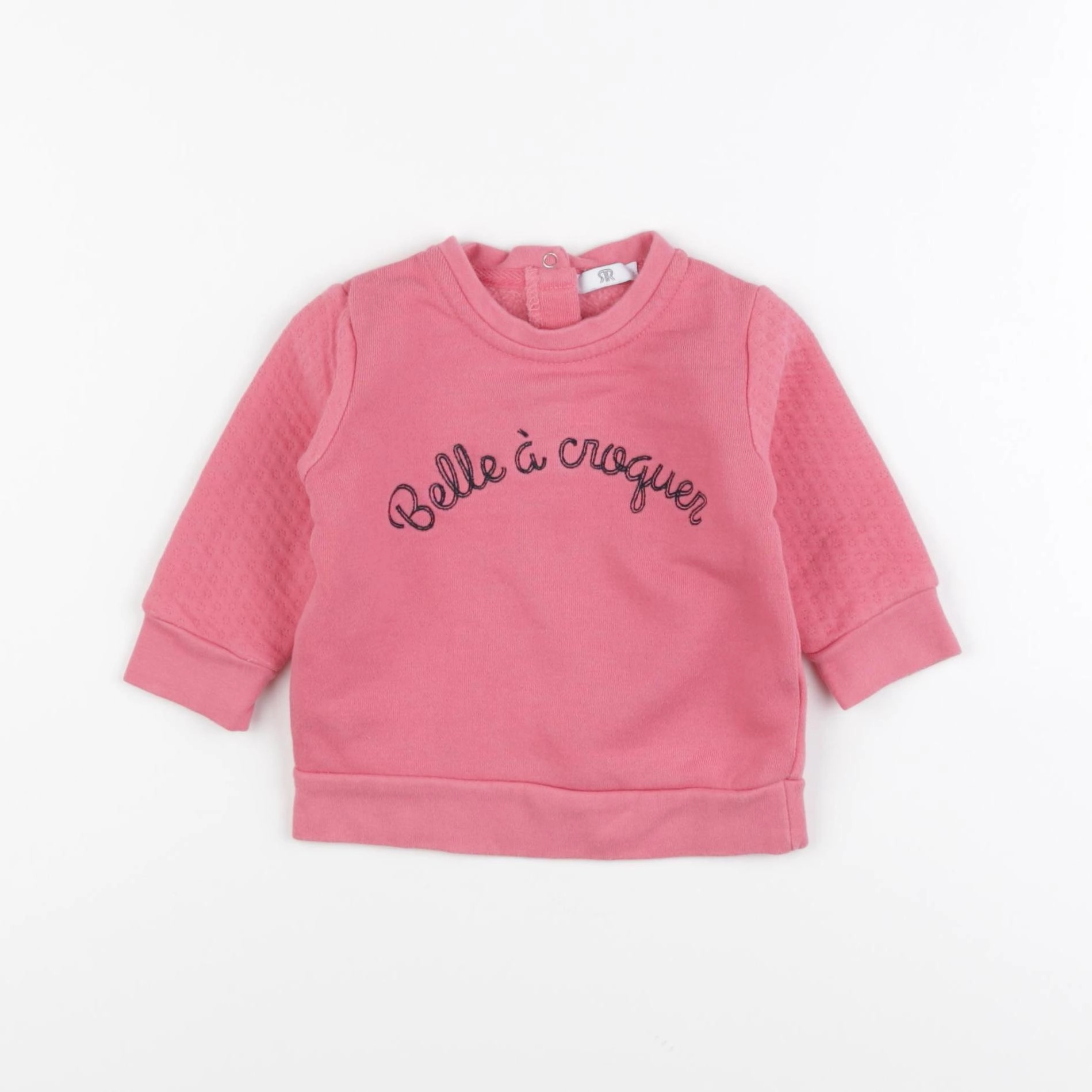 La Redoute - sweat rose - 9 mois