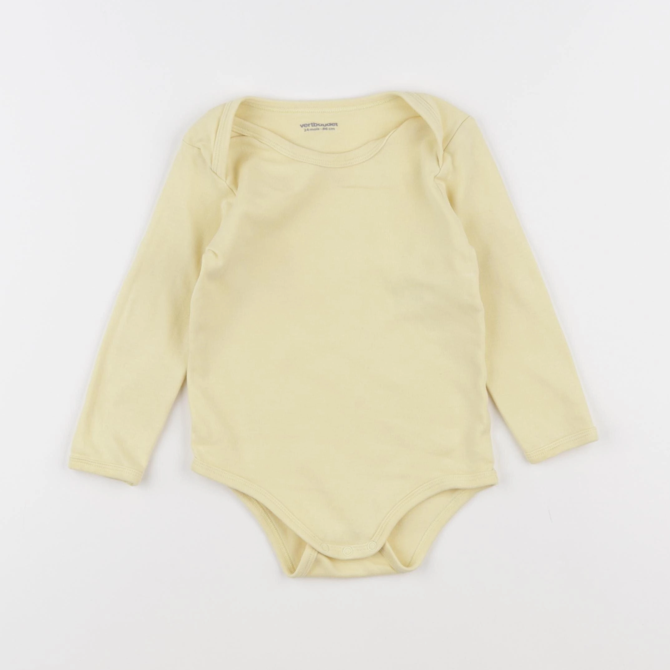 Vertbaudet - body jaune - 24 mois