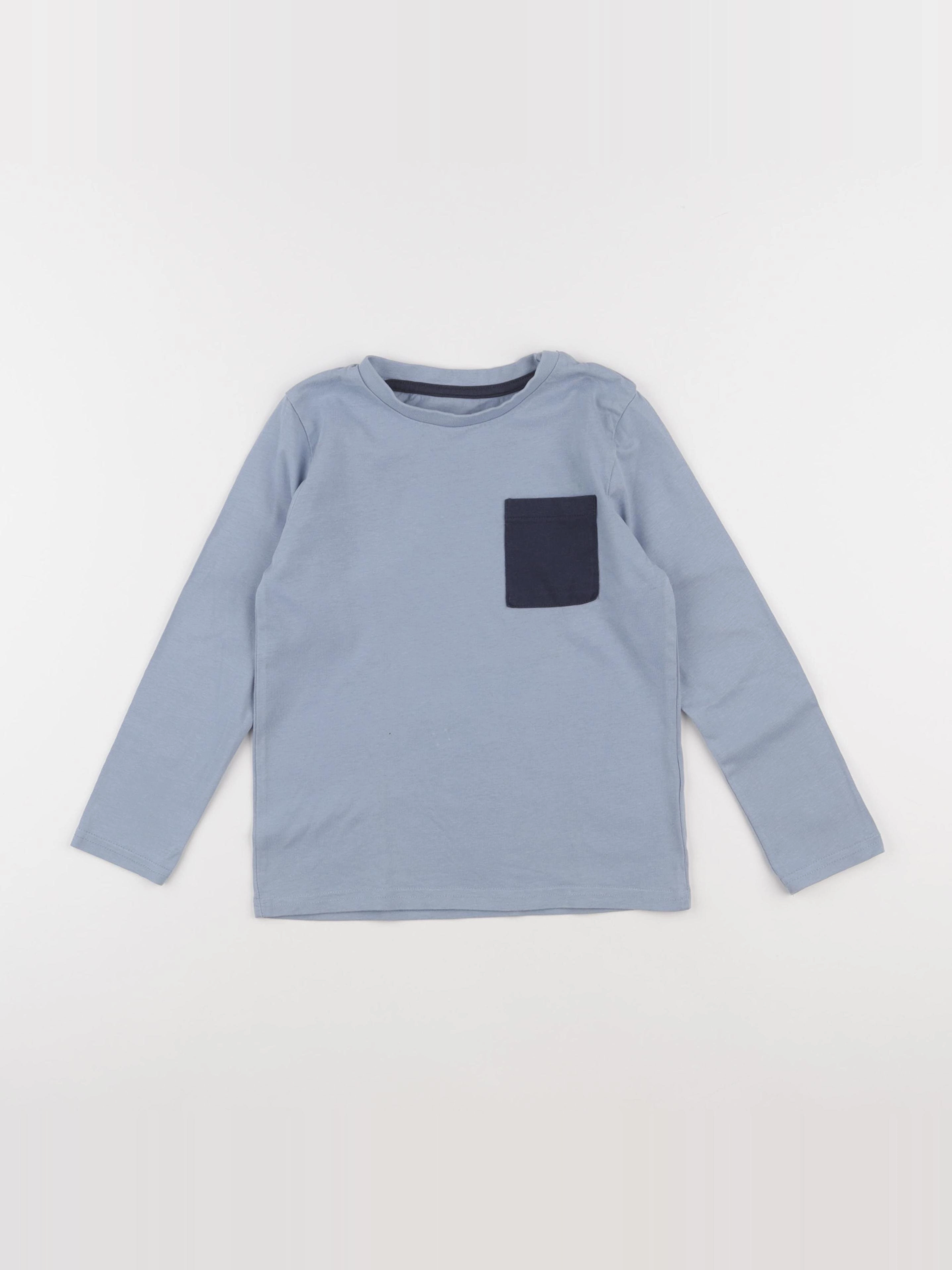 Vertbaudet - tee-shirt bleu - 6 ans