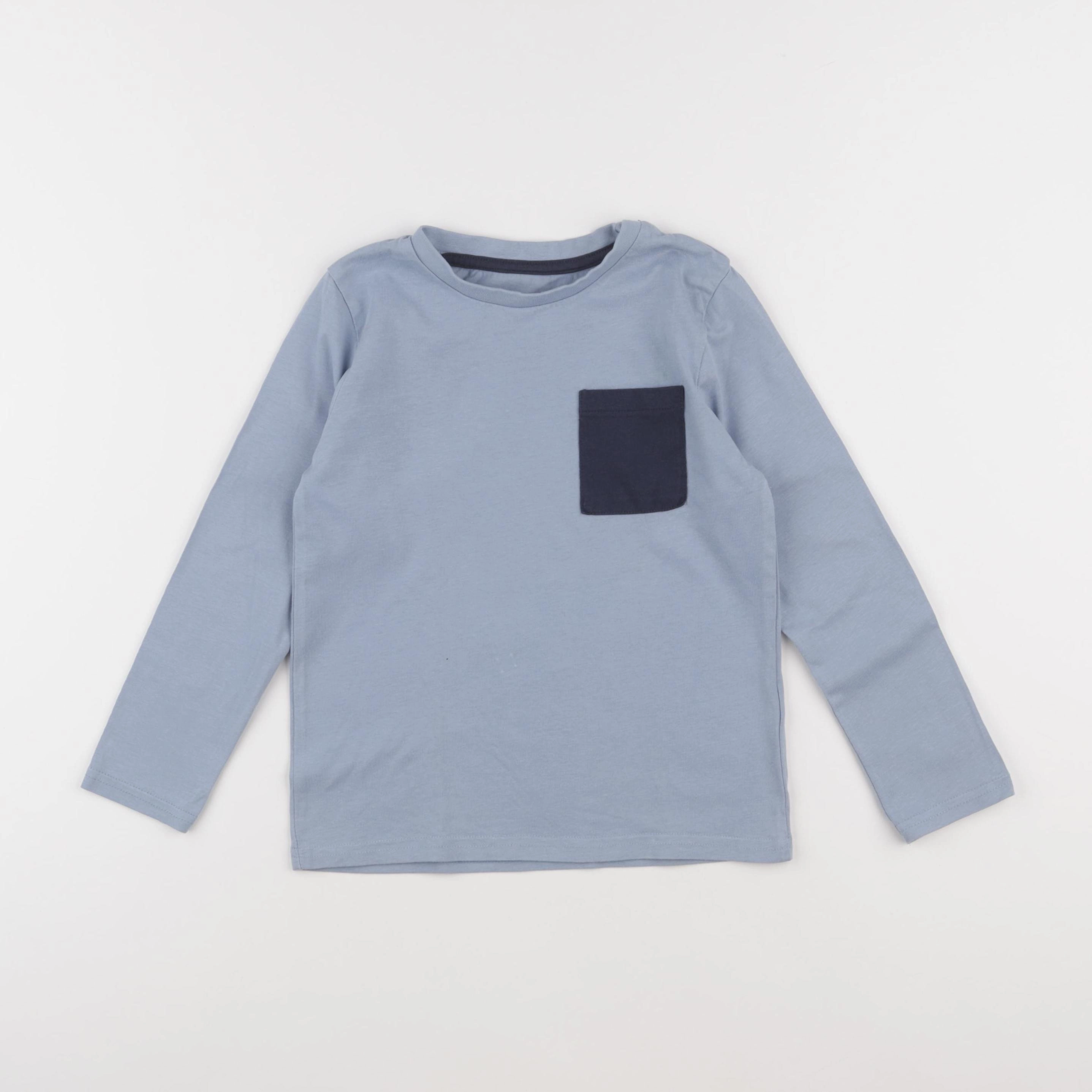 Vertbaudet - tee-shirt bleu - 6 ans