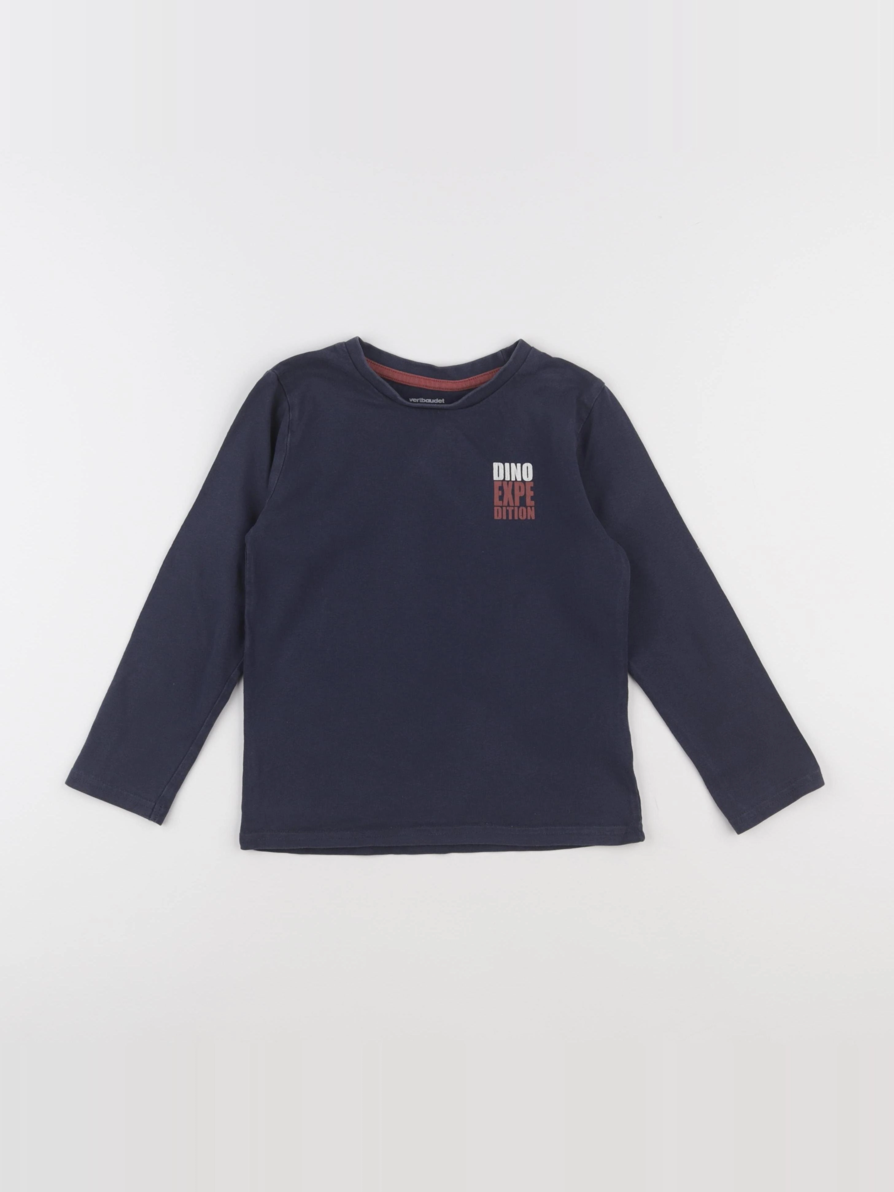 Vertbaudet - tee-shirt bleu - 6 ans