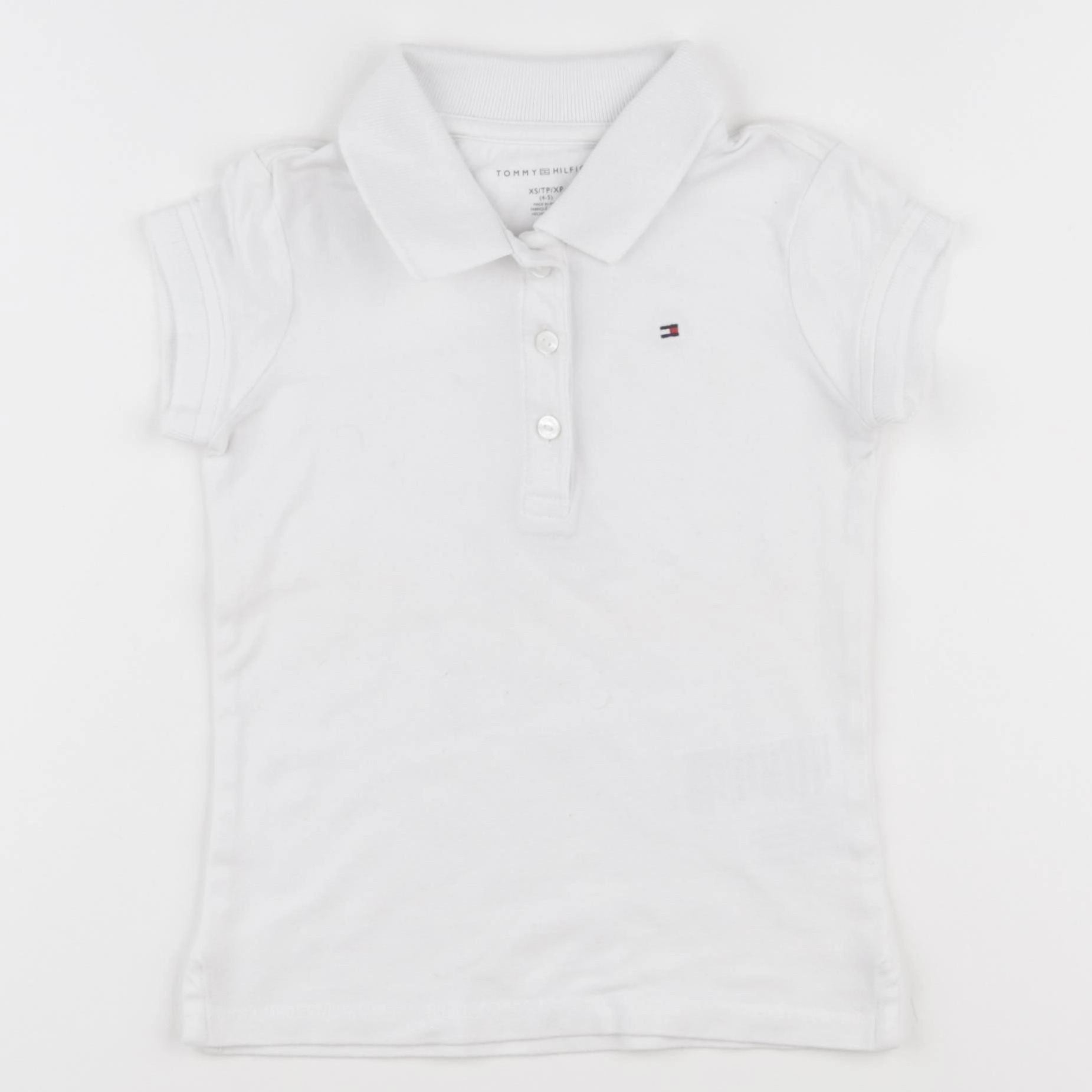 Tommy Hilfiger - polo blanc - 4/5 ans