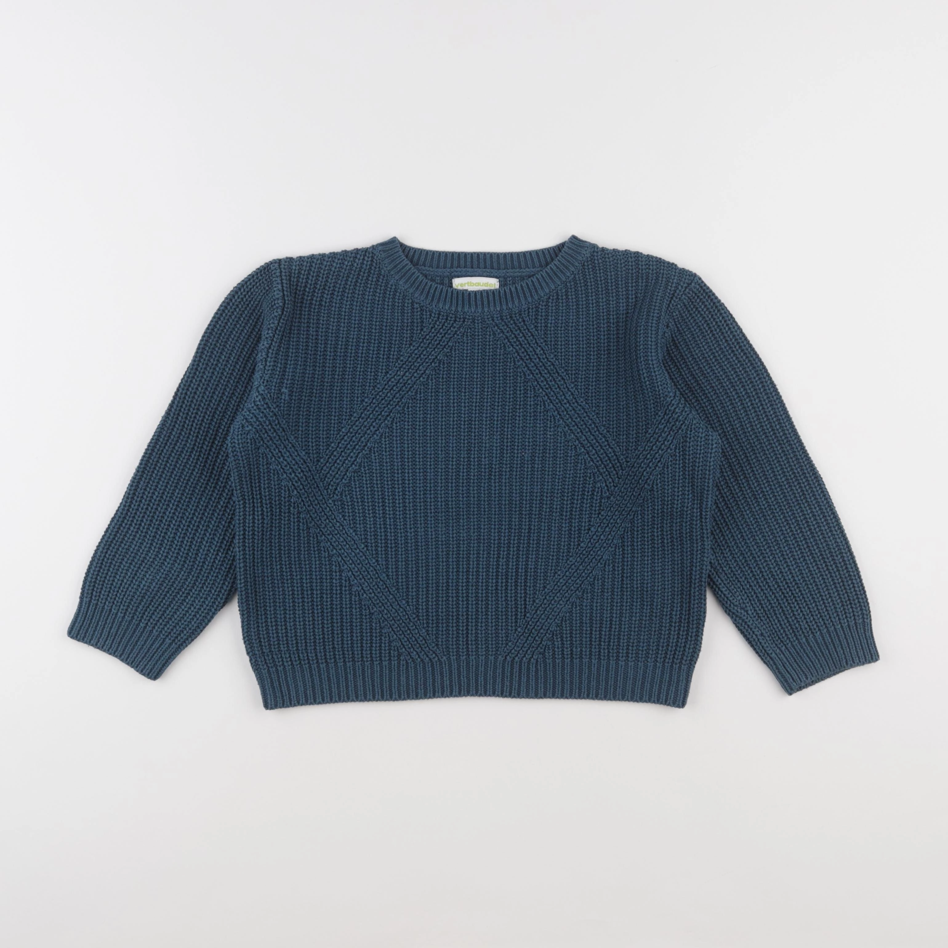 Vertbaudet - pull bleu - 6 ans