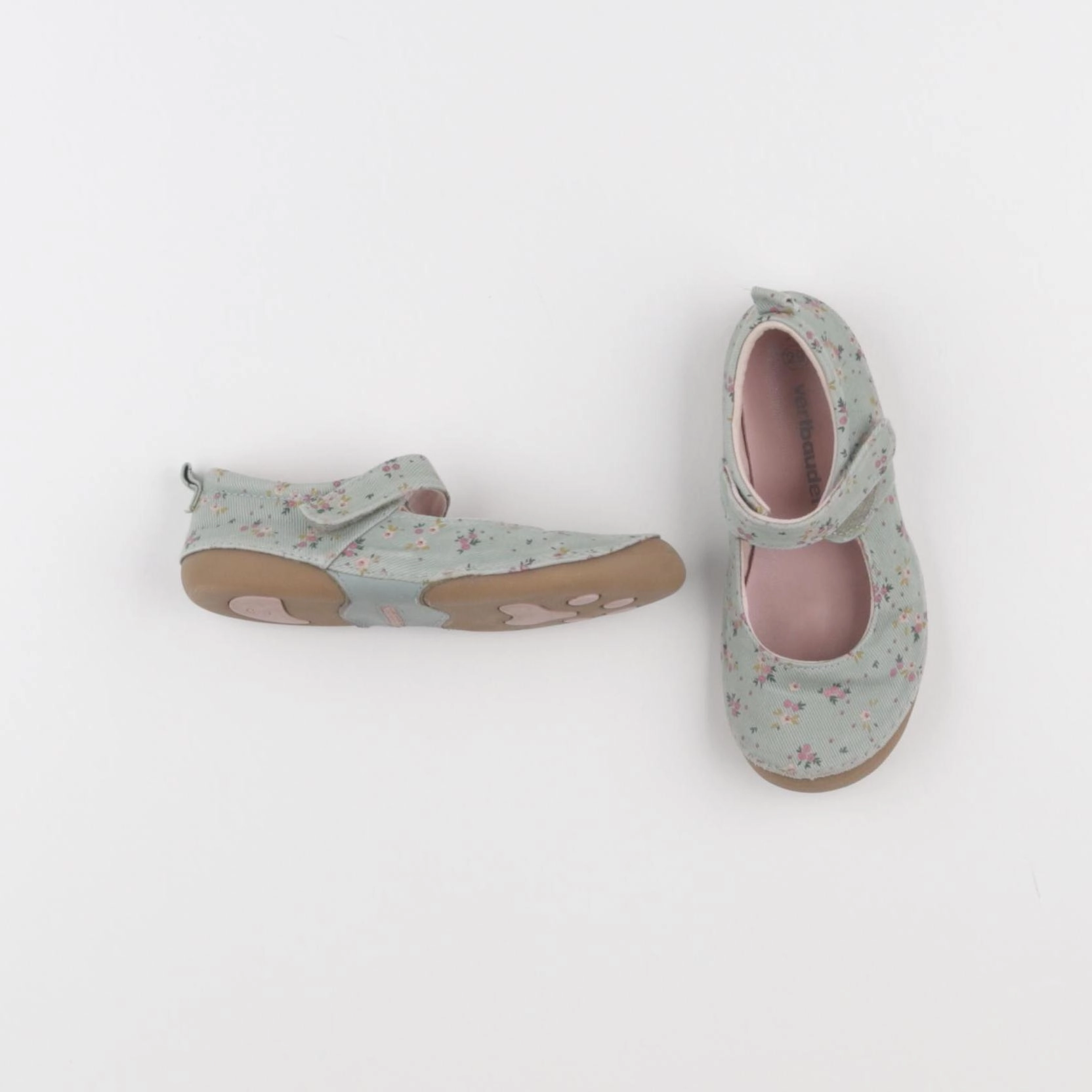 Vertbaudet - ballerines vert - pointure 33