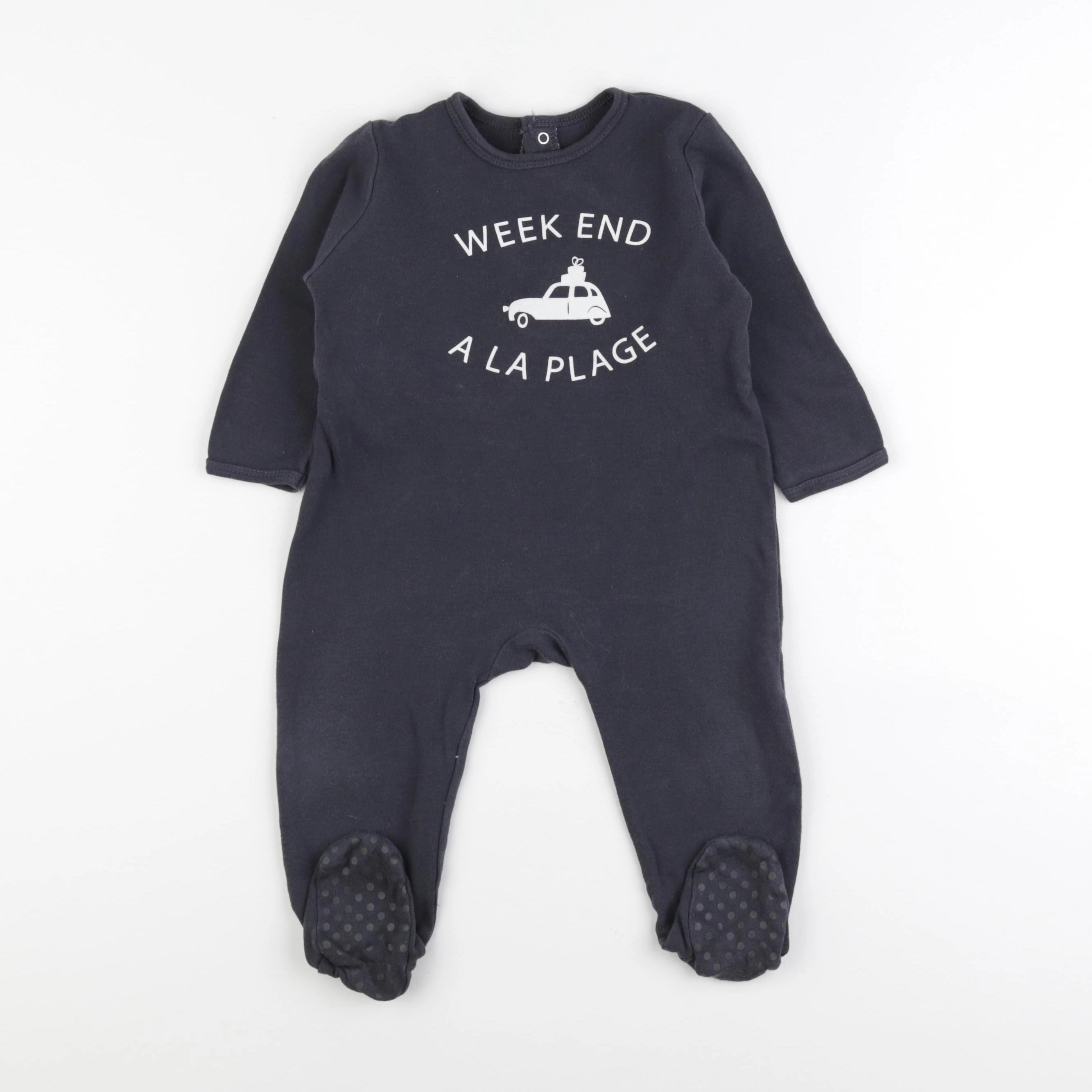 La Redoute - pyjama coton gris - 18 mois