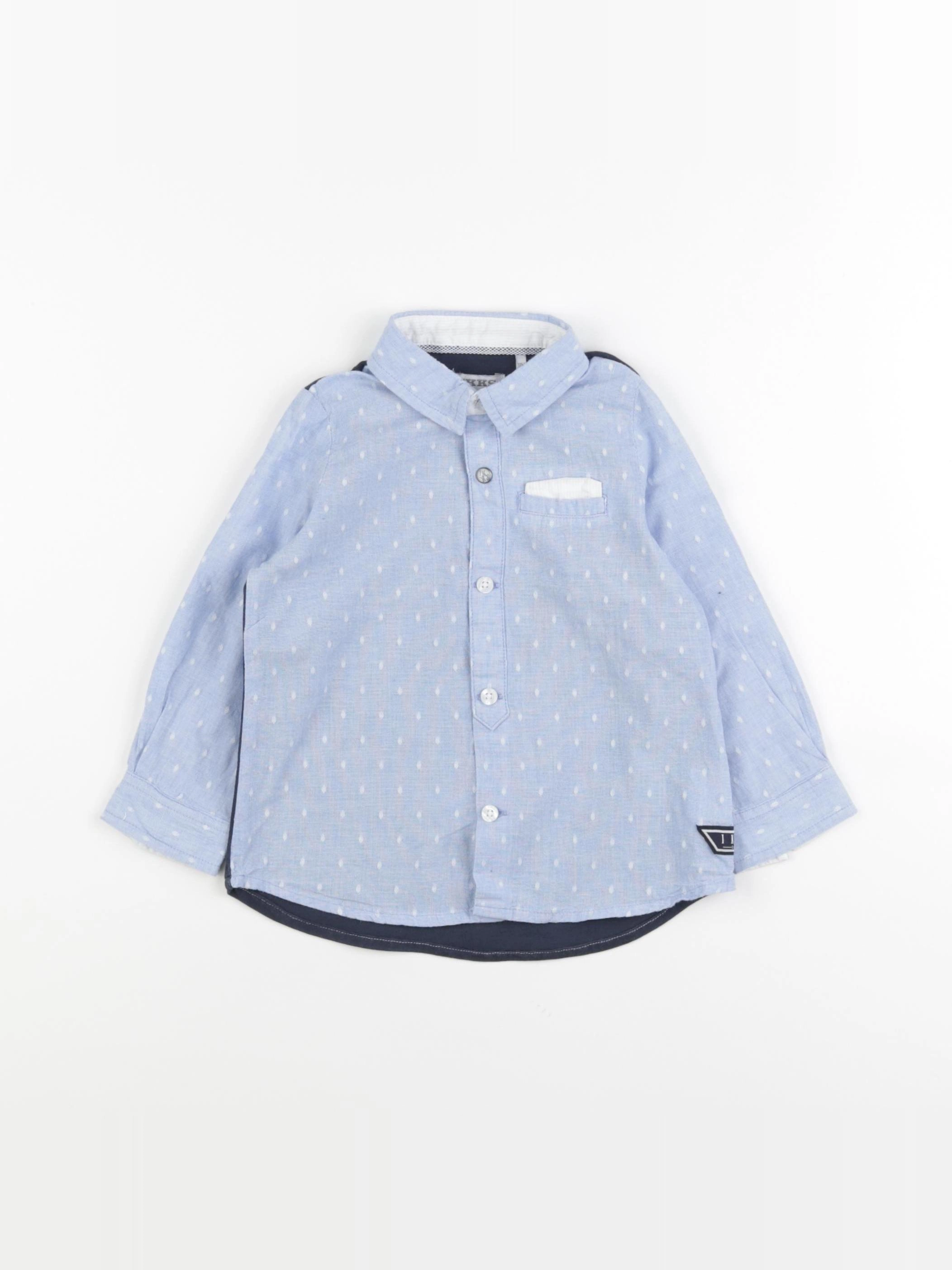 IKKS - chemise bleu - 18 mois