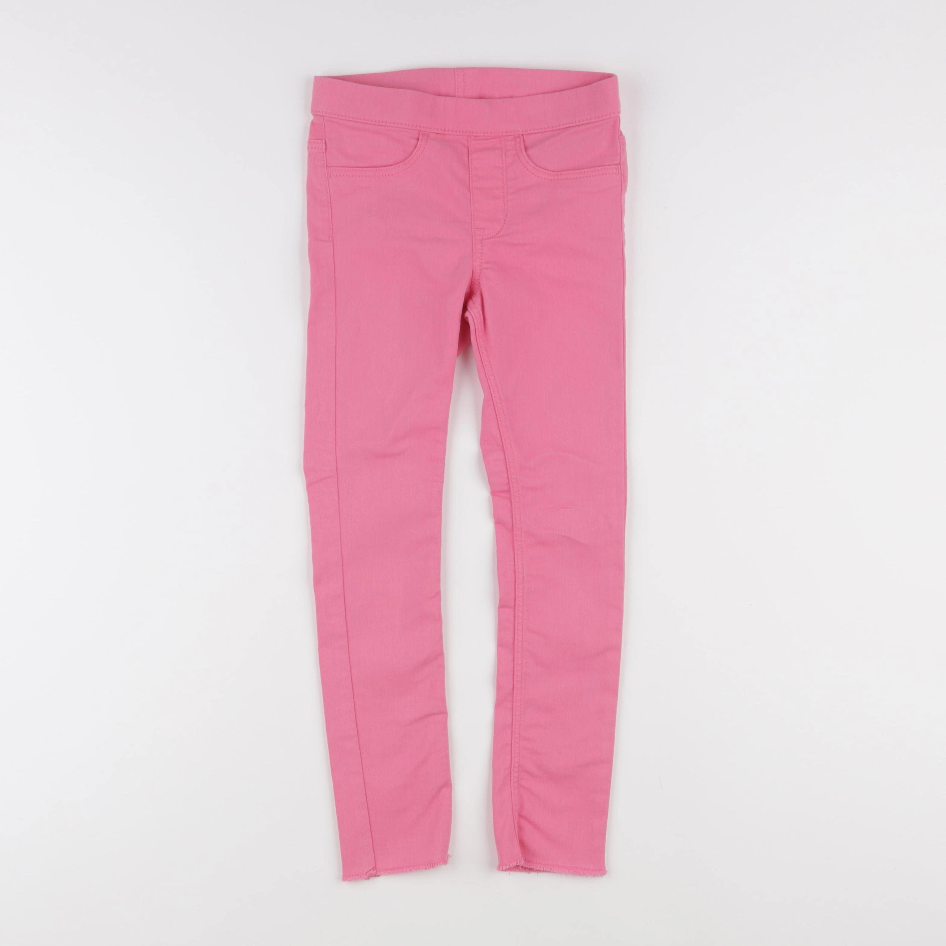 H&M - jegging rose - 5/6 ans