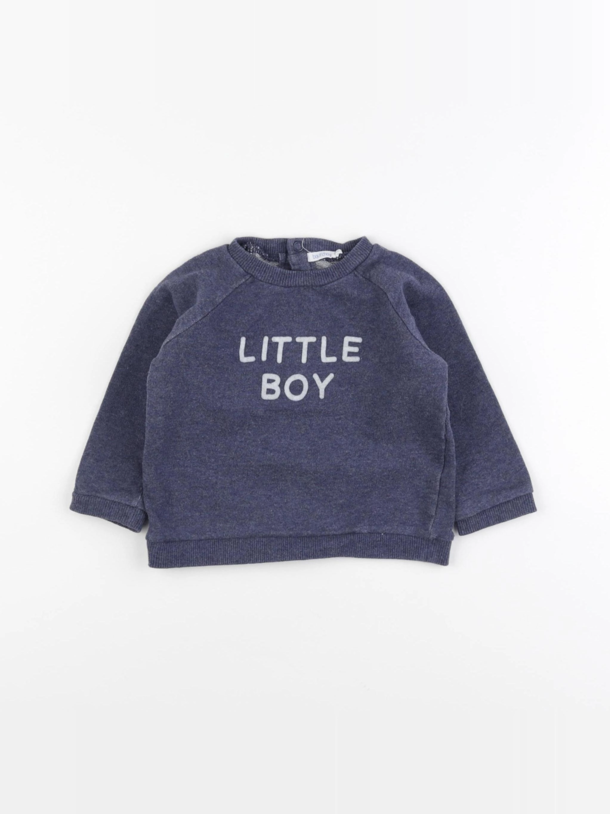 Boutchou - sweat bleu - 18 mois