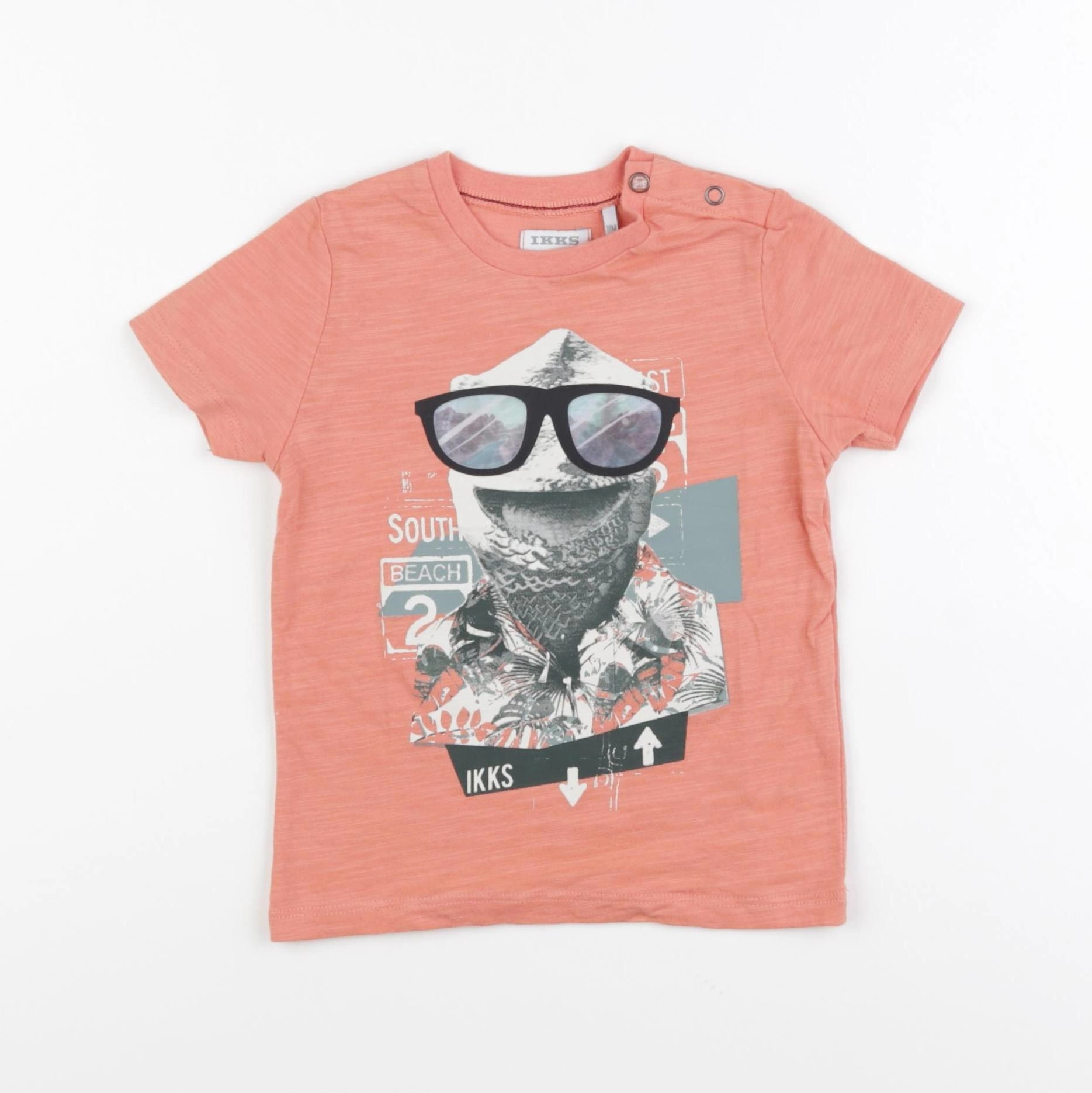 IKKS - tee-shirt orange - 18 mois