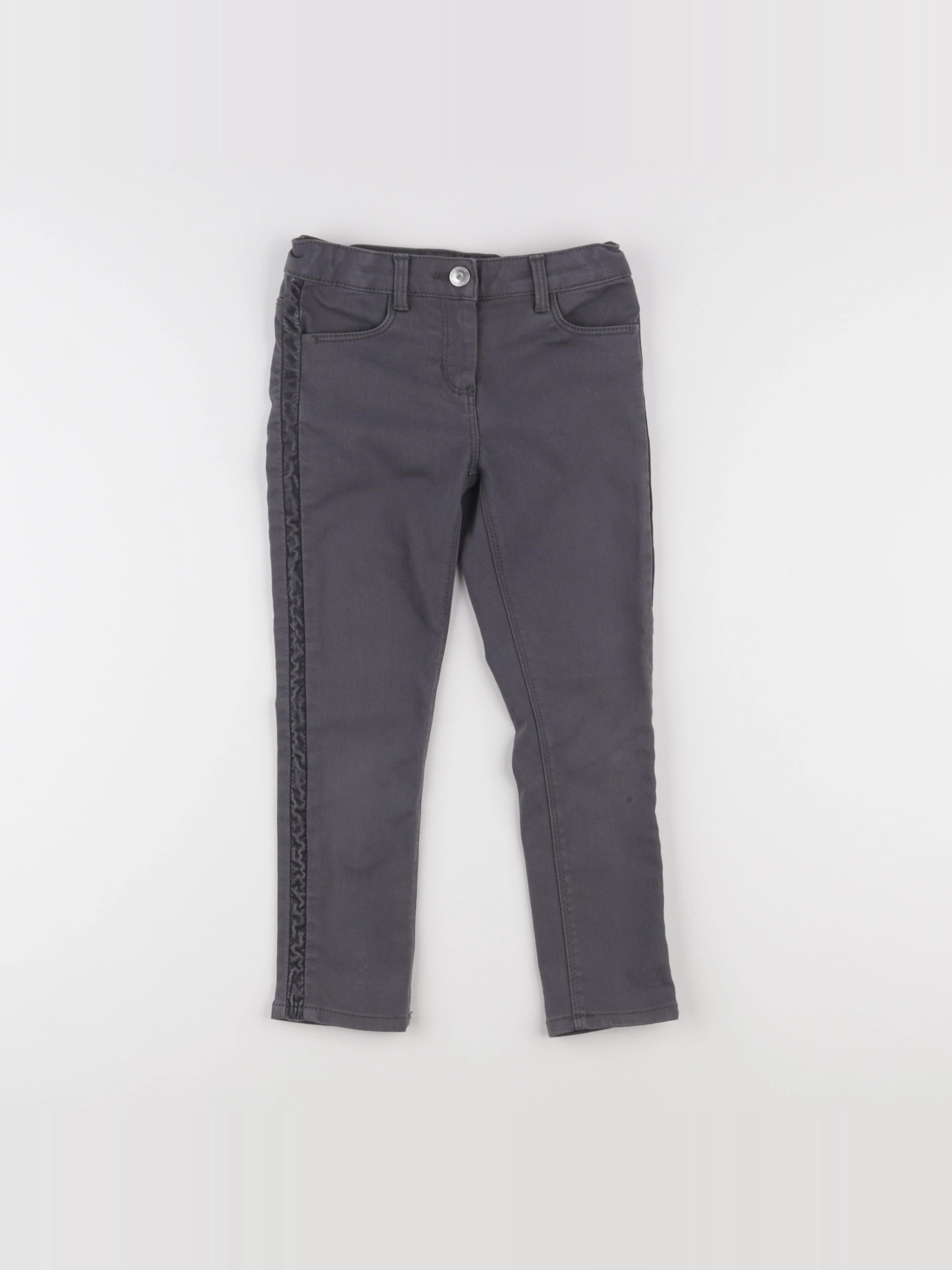 Vertbaudet - jean gris - 6 ans