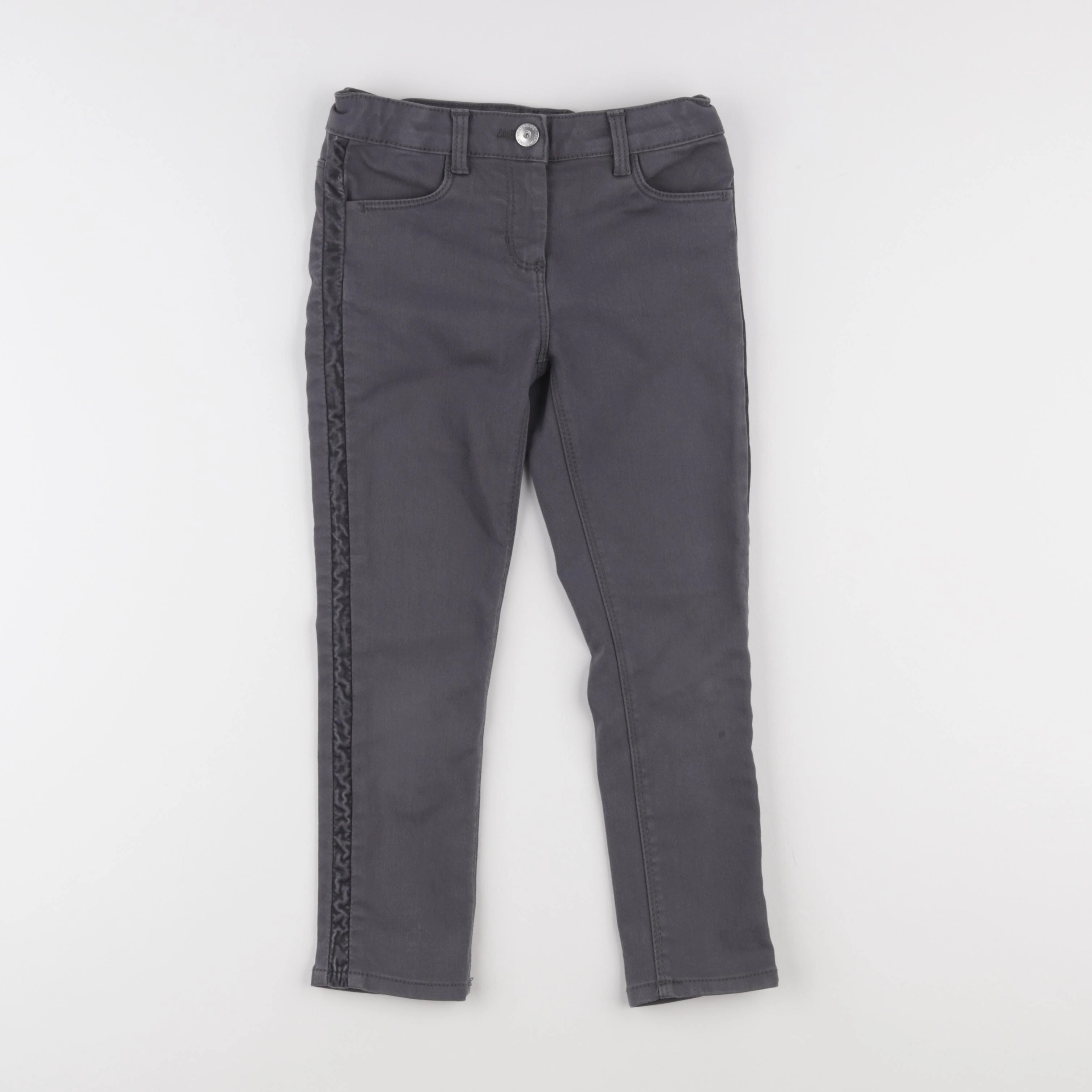 Vertbaudet - jean gris - 6 ans