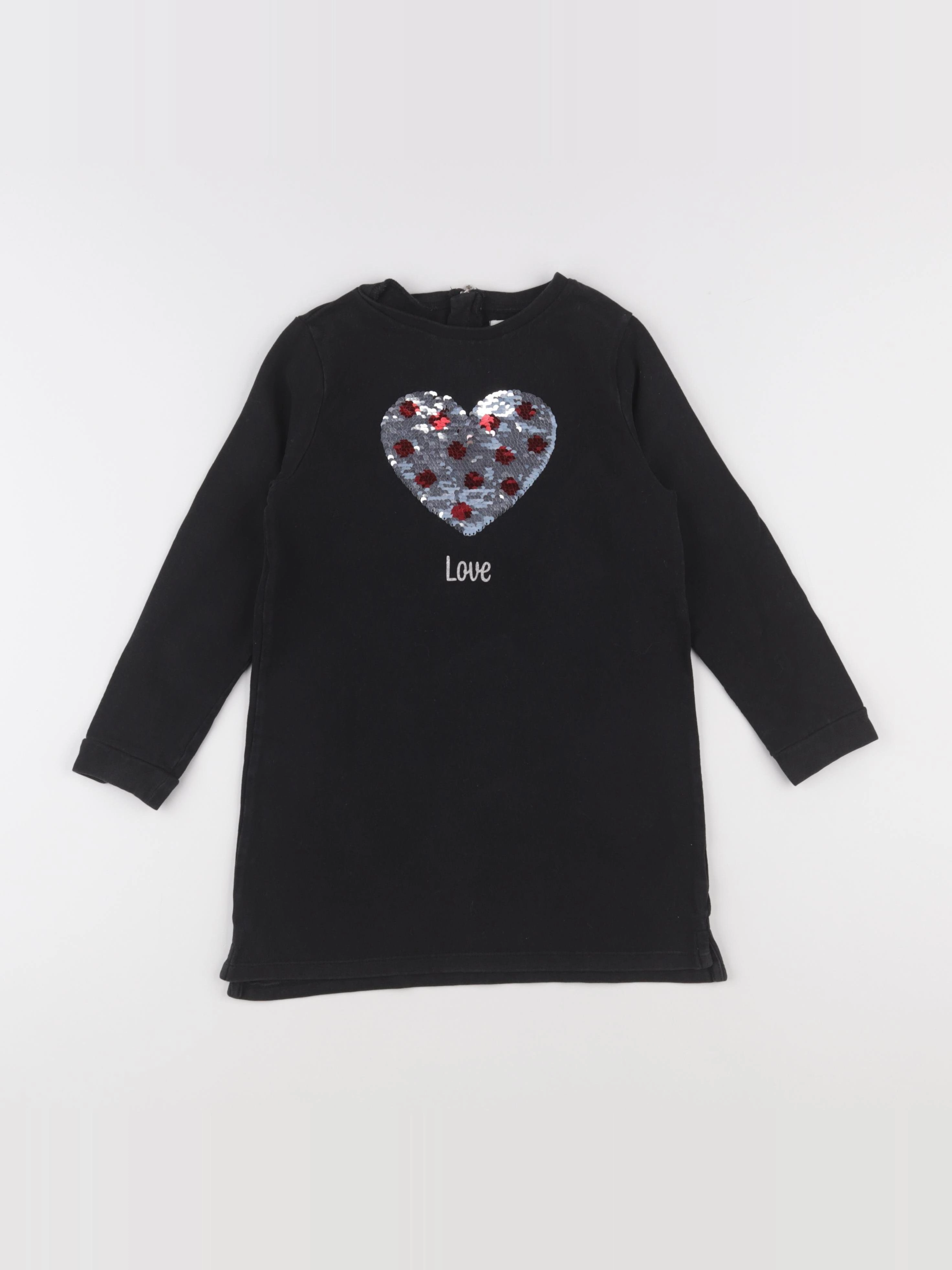 Vertbaudet - robe noir - 7 ans