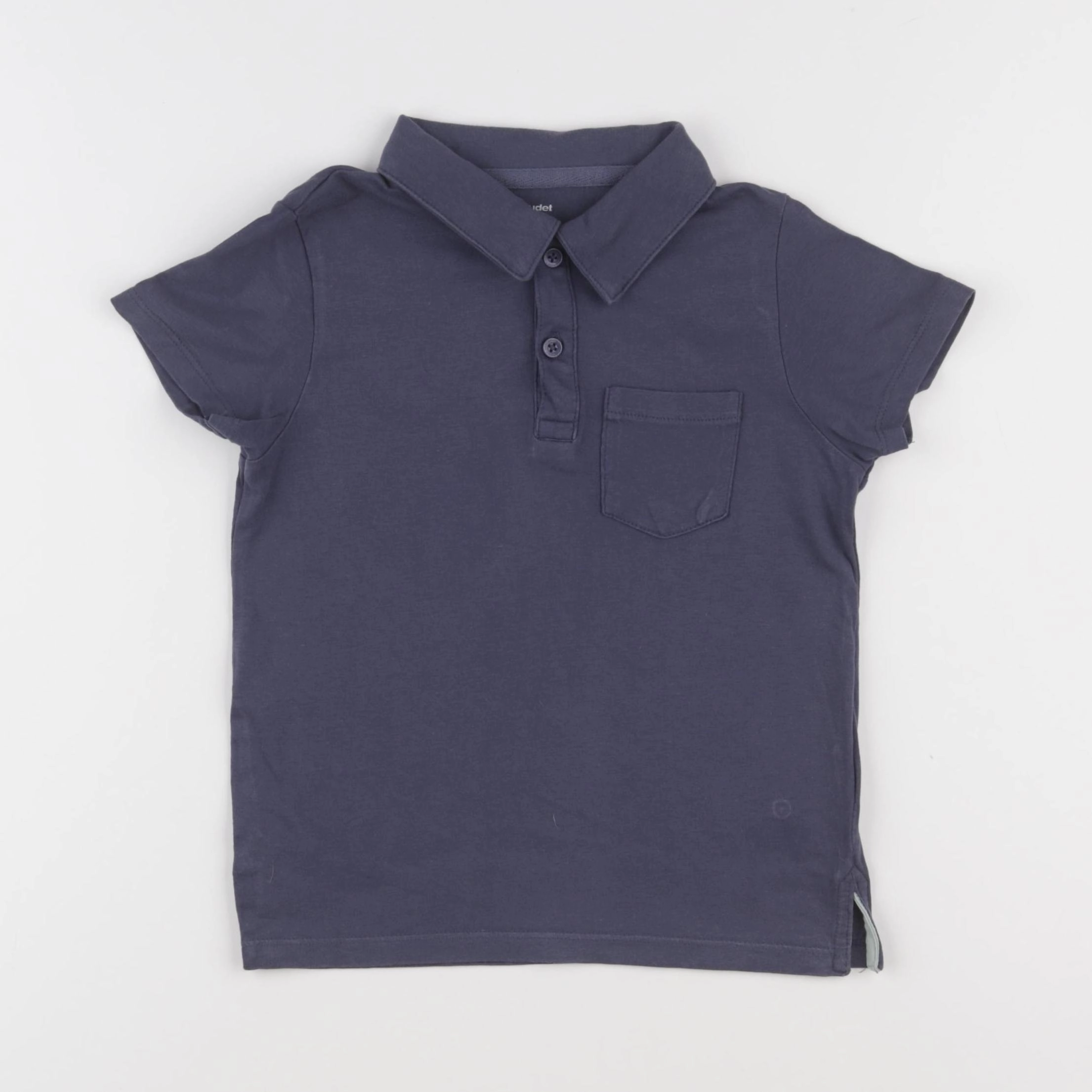 Vertbaudet - polo bleu - 6 ans