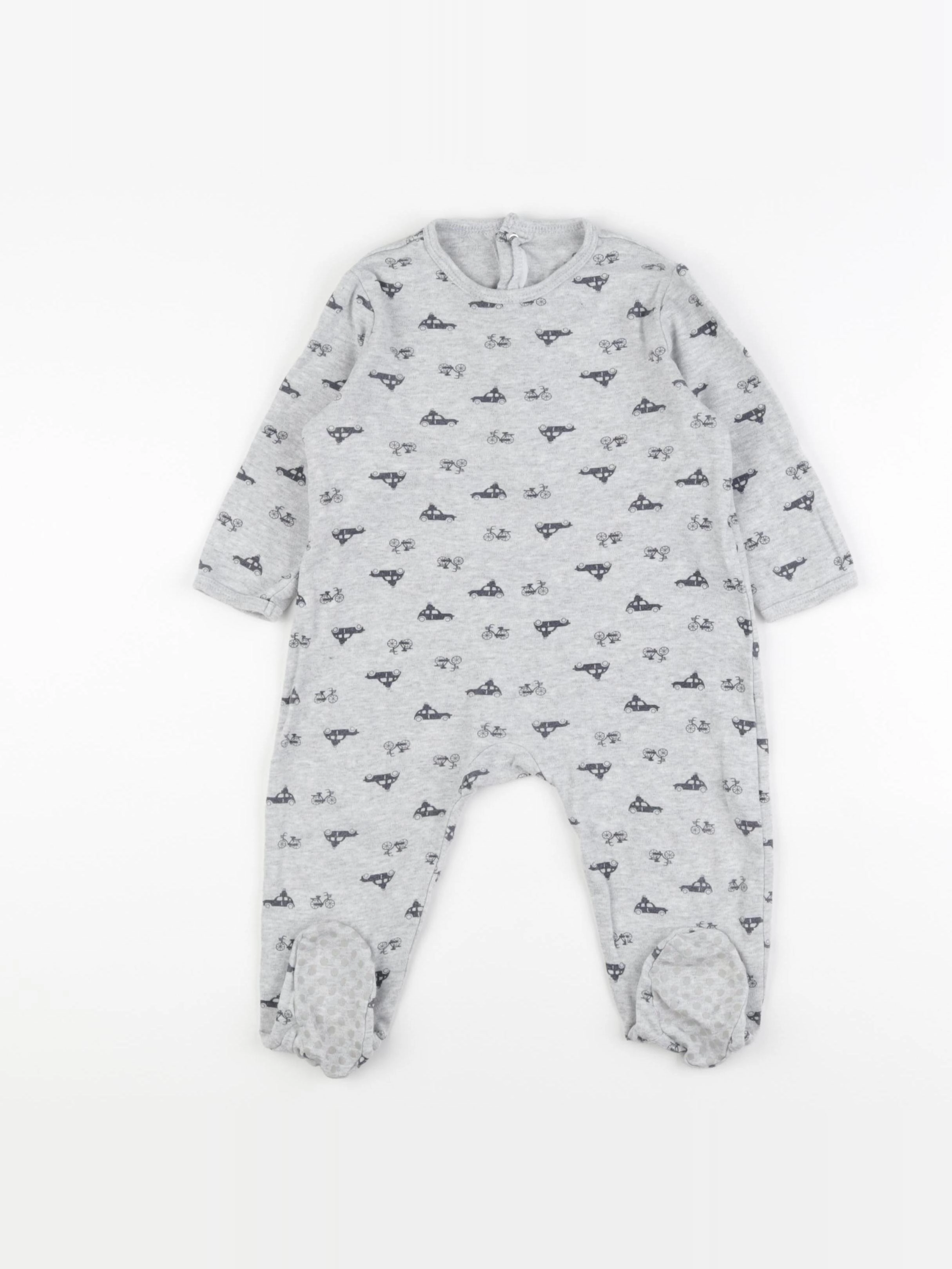 La Redoute - pyjama coton gris - 18 mois