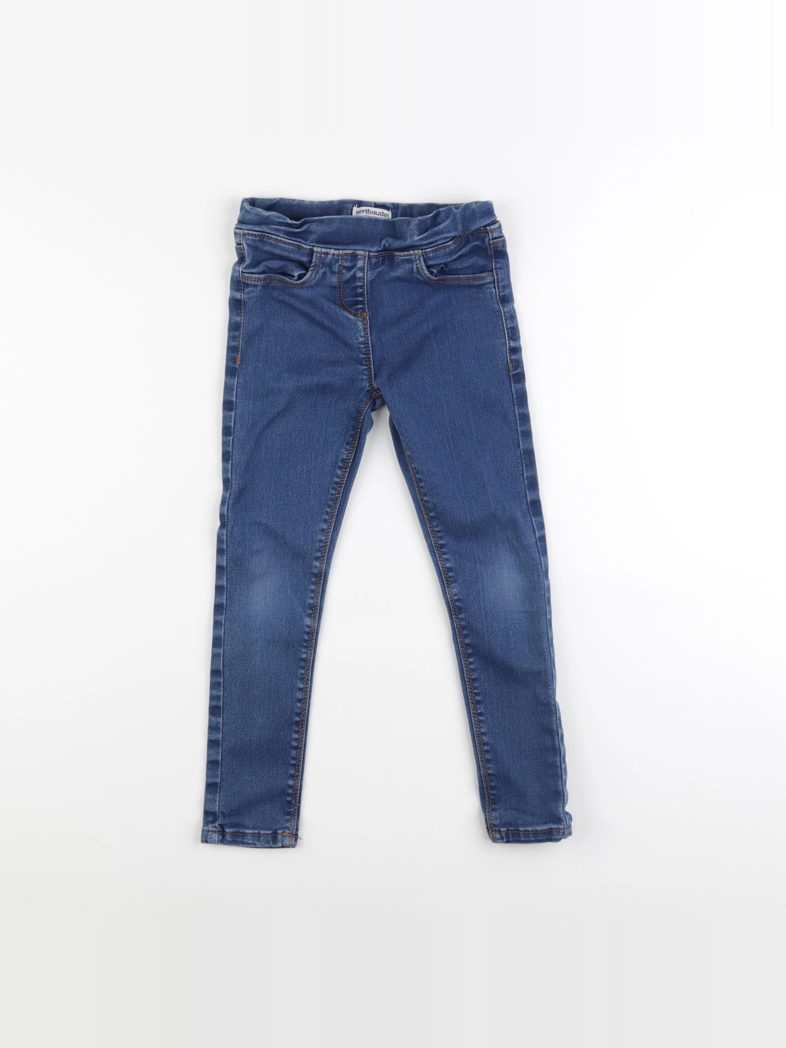Vertbaudet - jegging bleu - 6 ans