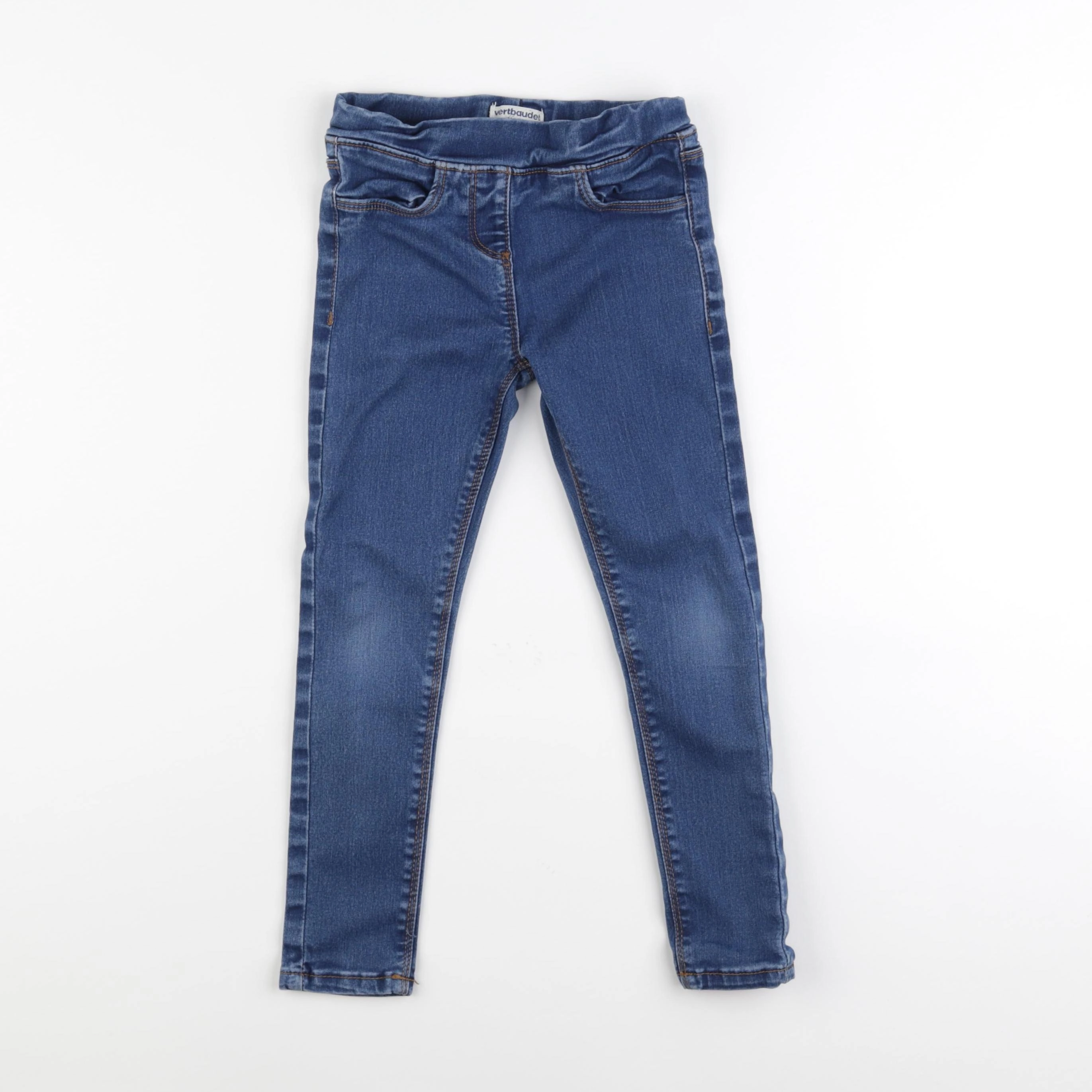 Vertbaudet - jegging bleu - 6 ans