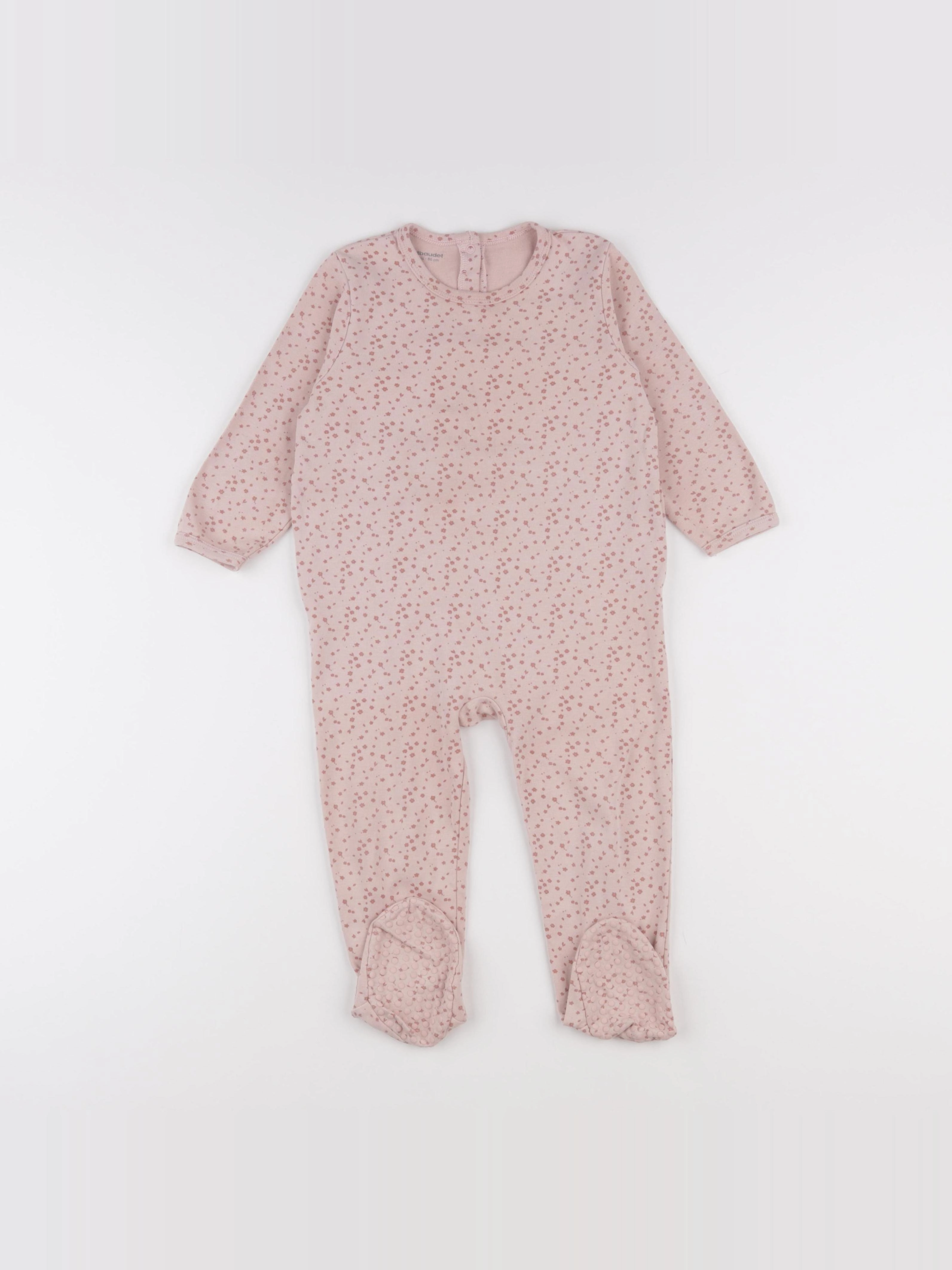 Vertbaudet - pyjama coton rose - 24 mois