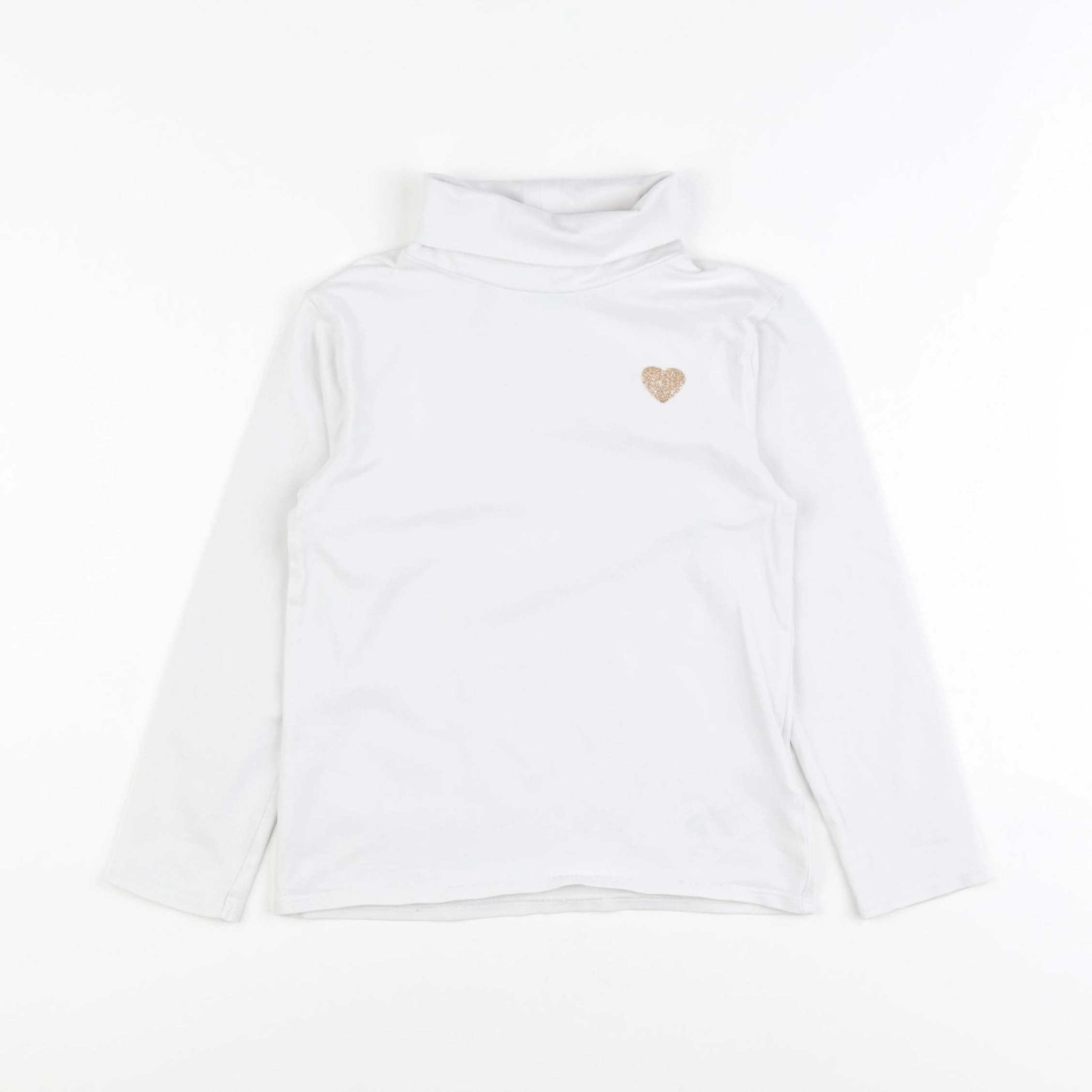 Vertbaudet - sous-pull blanc - 6 ans