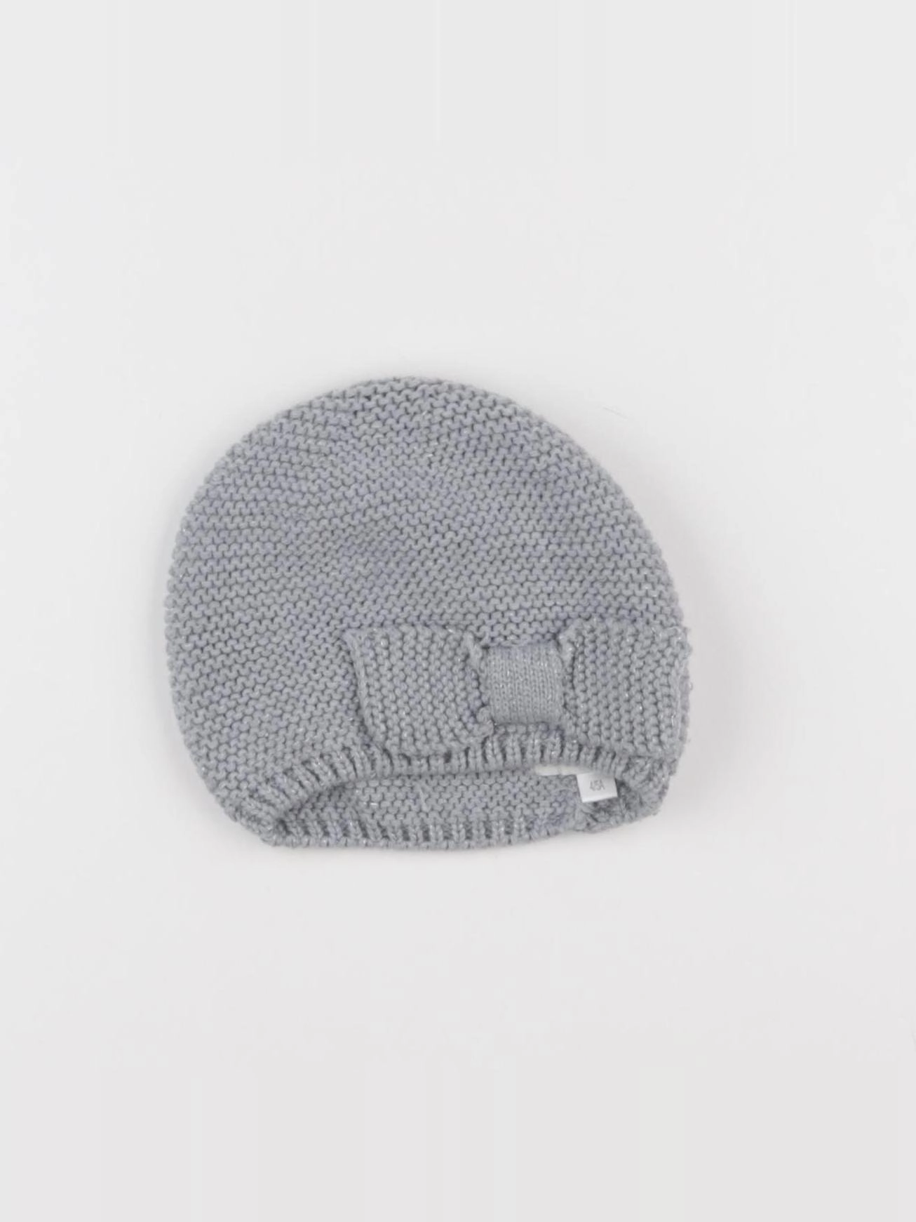 Vertbaudet - bonnet gris, argent - 4/5 ans