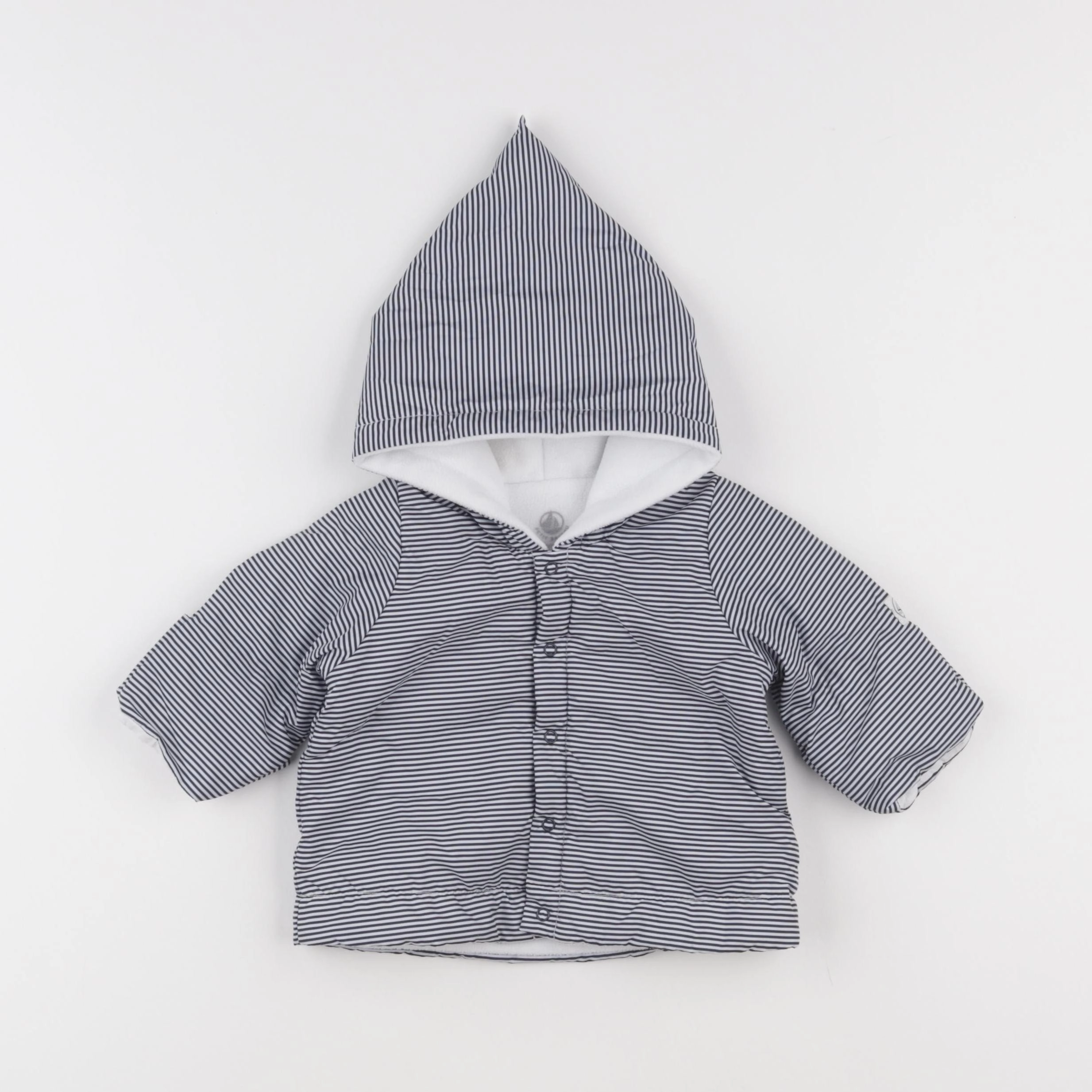 Petit Bateau - coupe-vent bleu - 6 mois