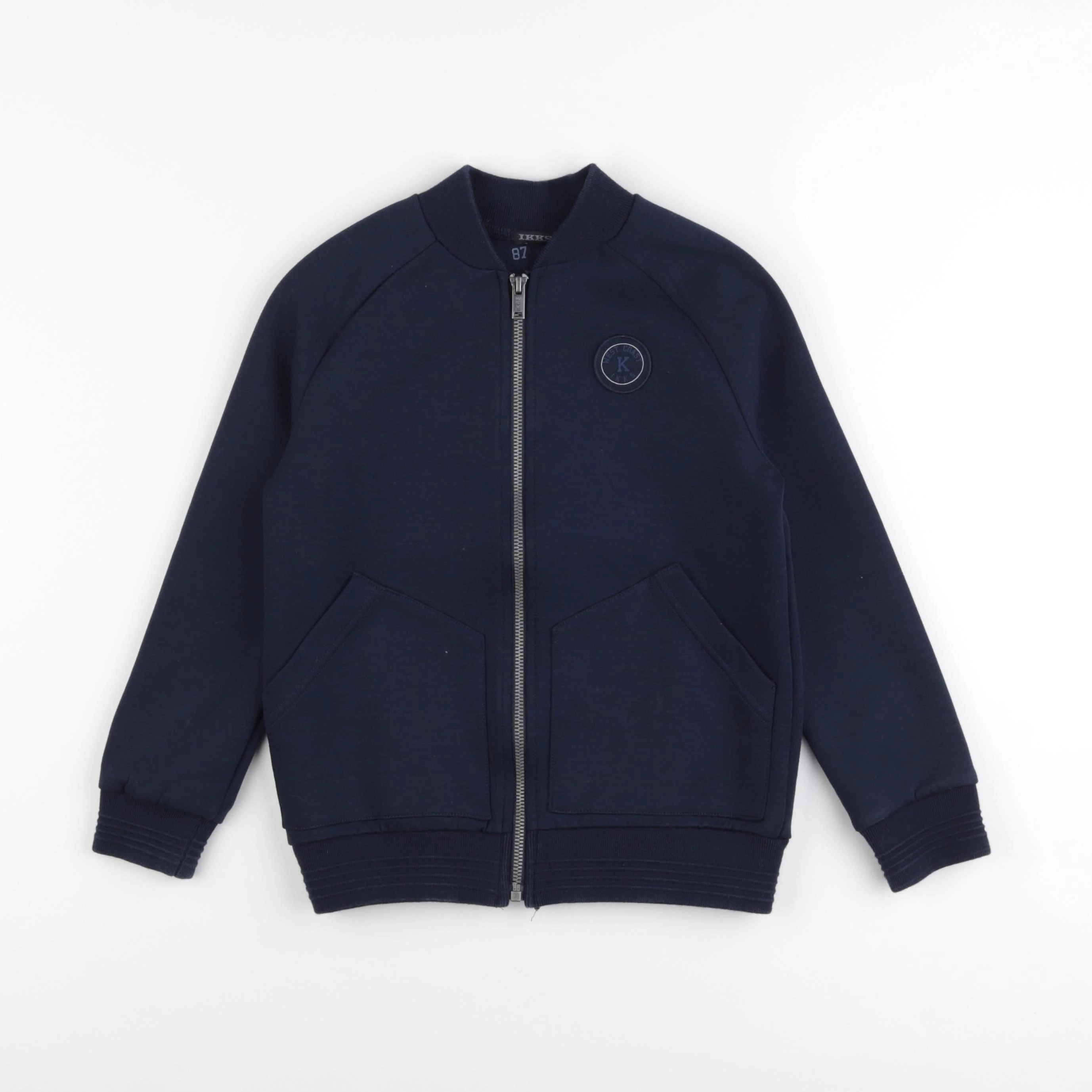 IKKS - sweat imprimé au dos bleu - 8 ans