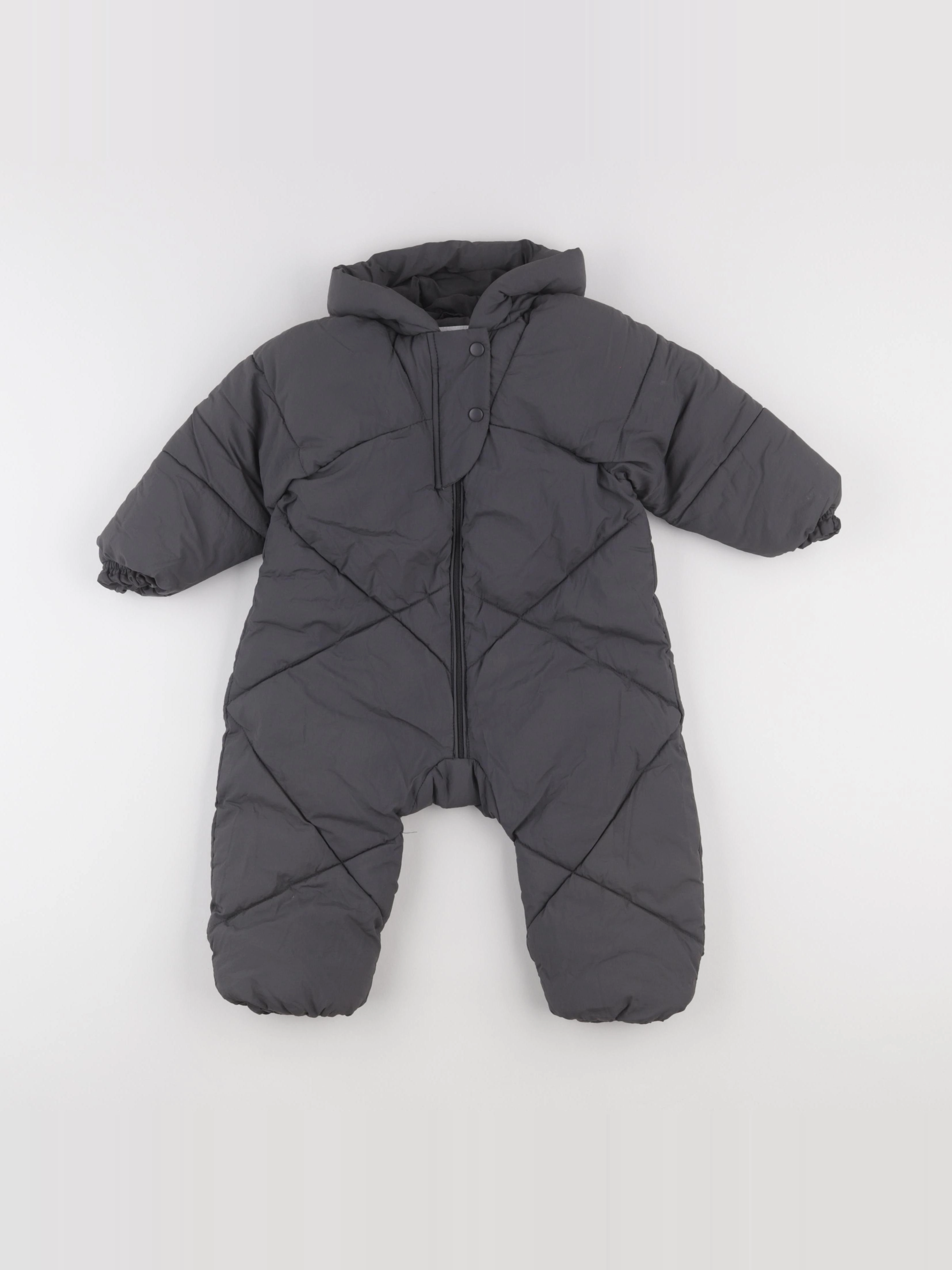 Zara - combi-pilote gris - 12/18 mois
