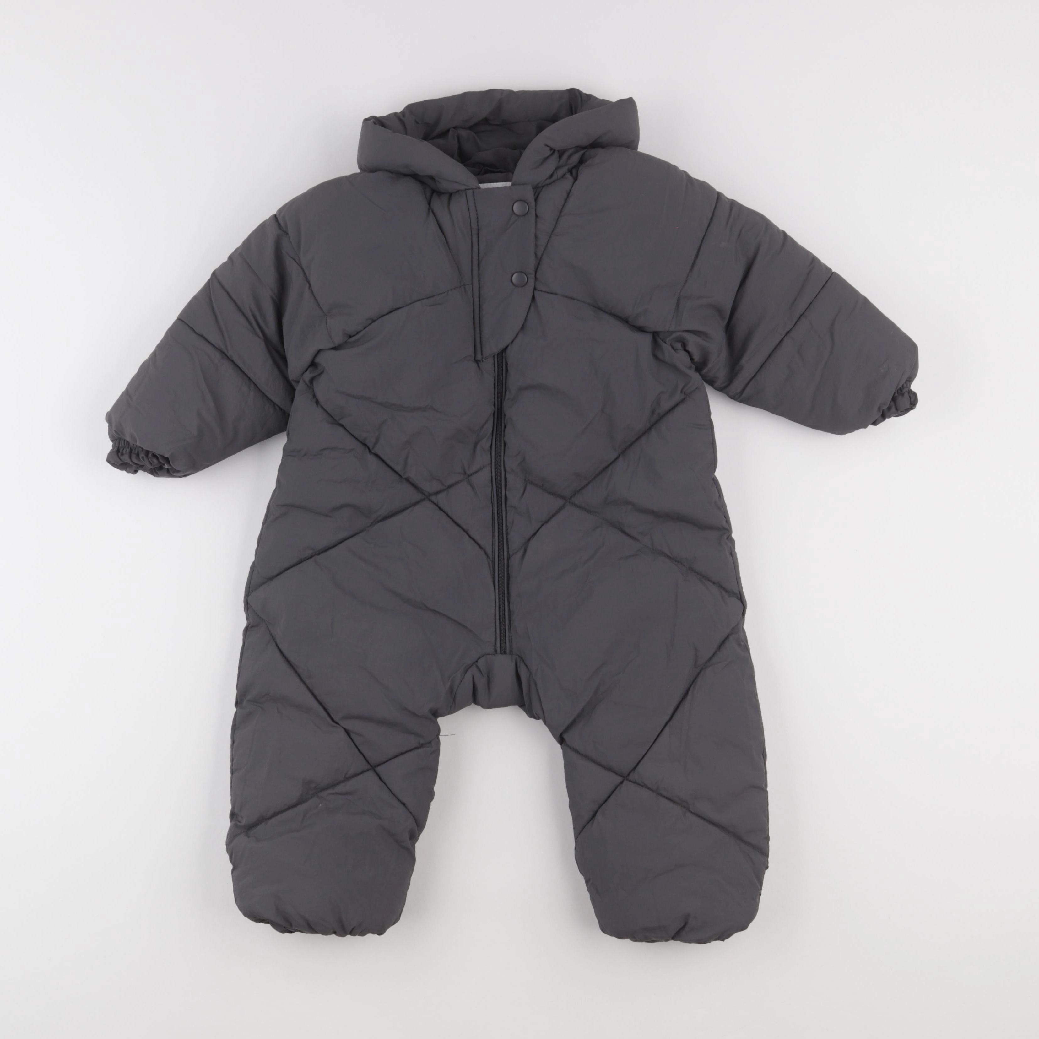 Zara - combi-pilote gris - 12/18 mois