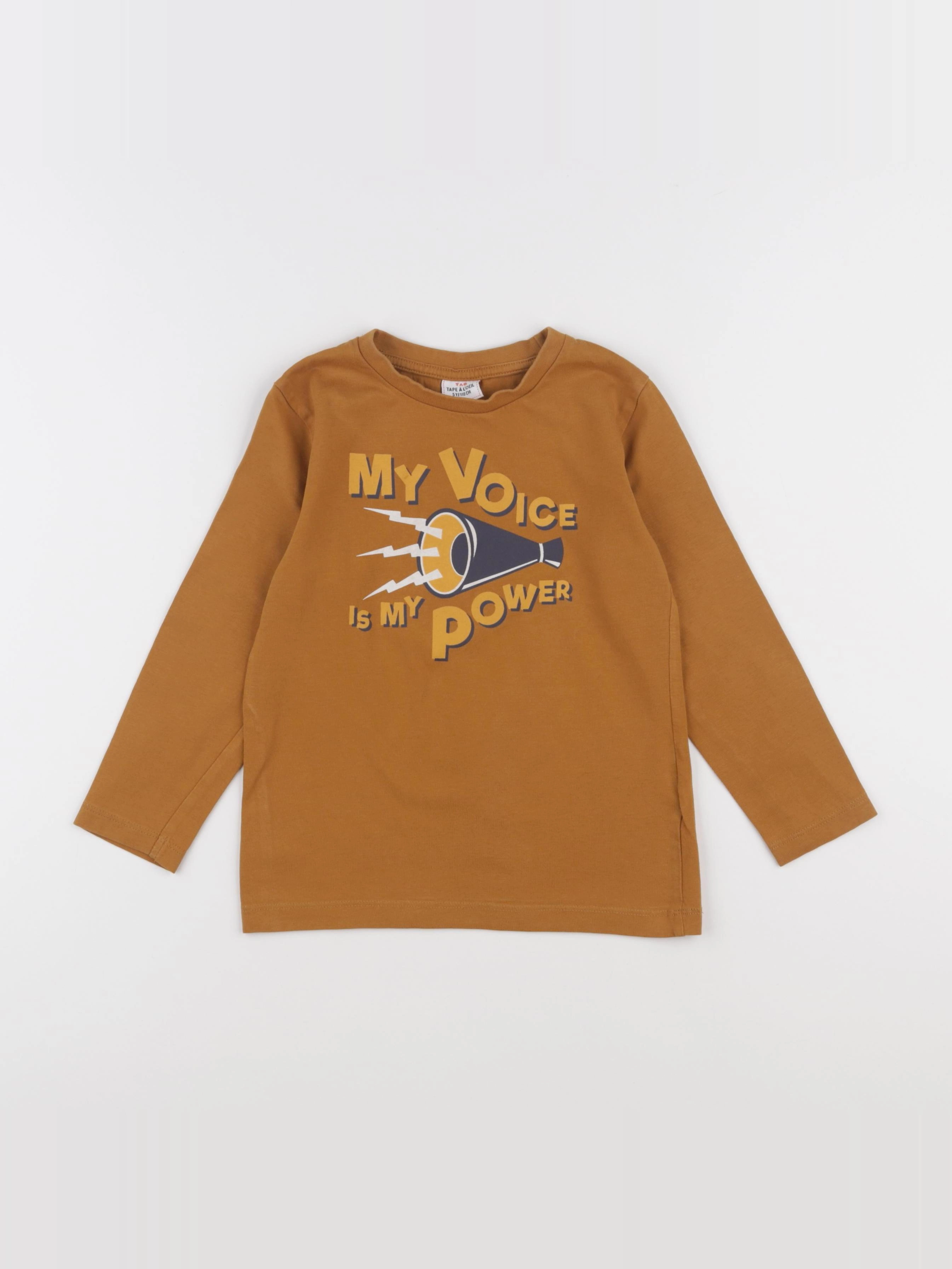 Tape à l'oeil - tee-shirt marron - 5 ans