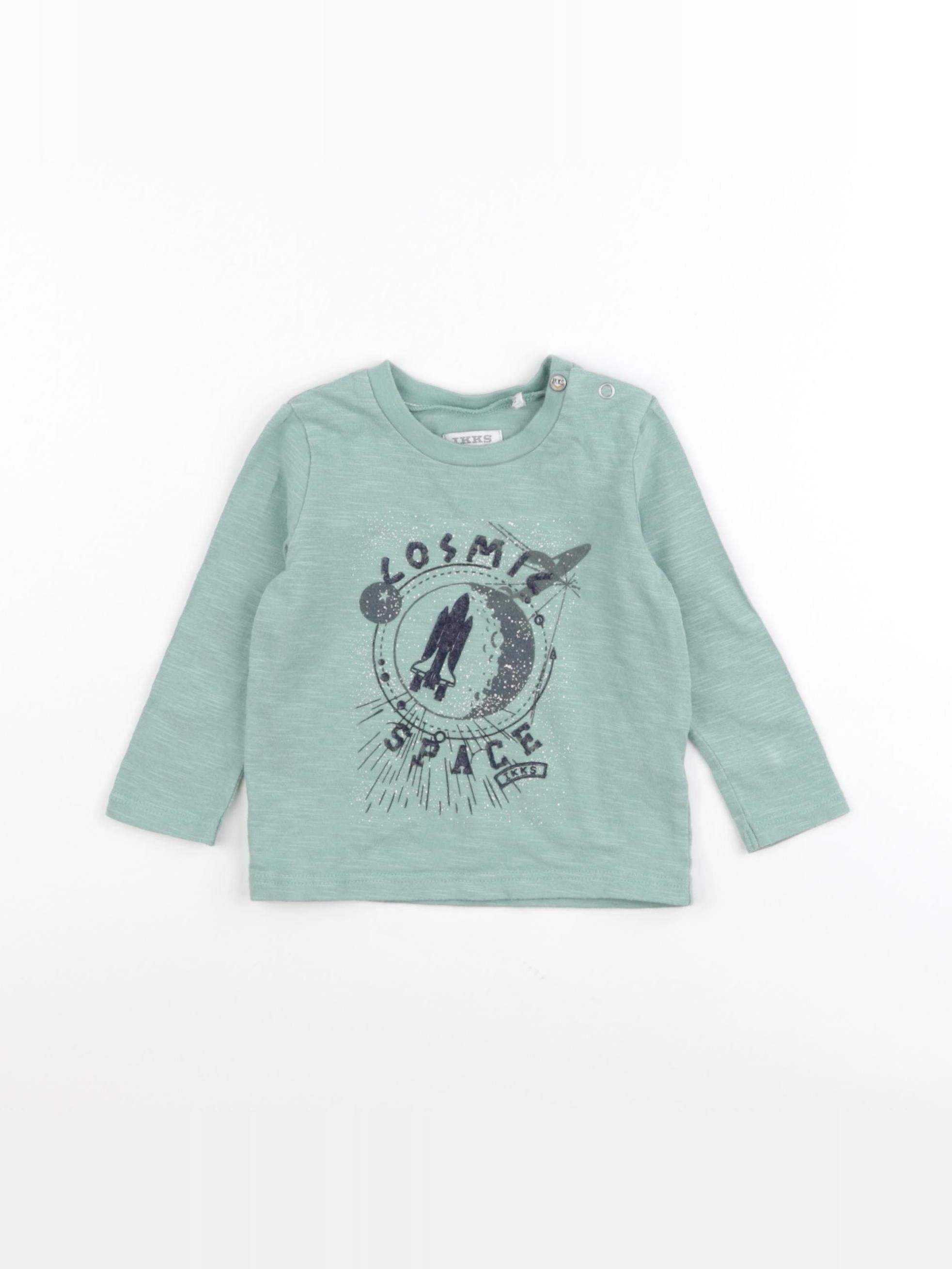 IKKS - tee-shirt vert - 6 mois