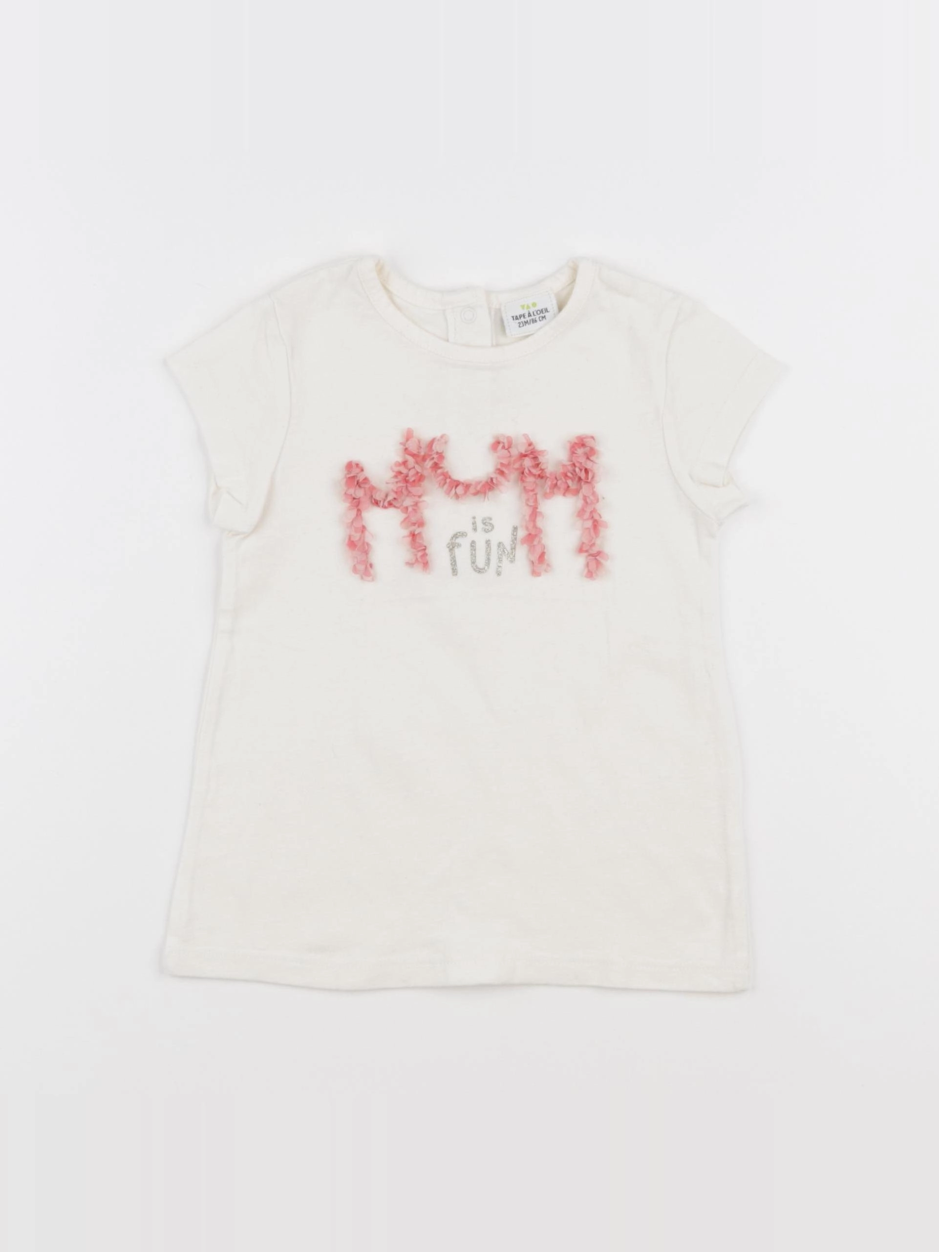 Tape à l'oeil - tee-shirt beige - 24 mois