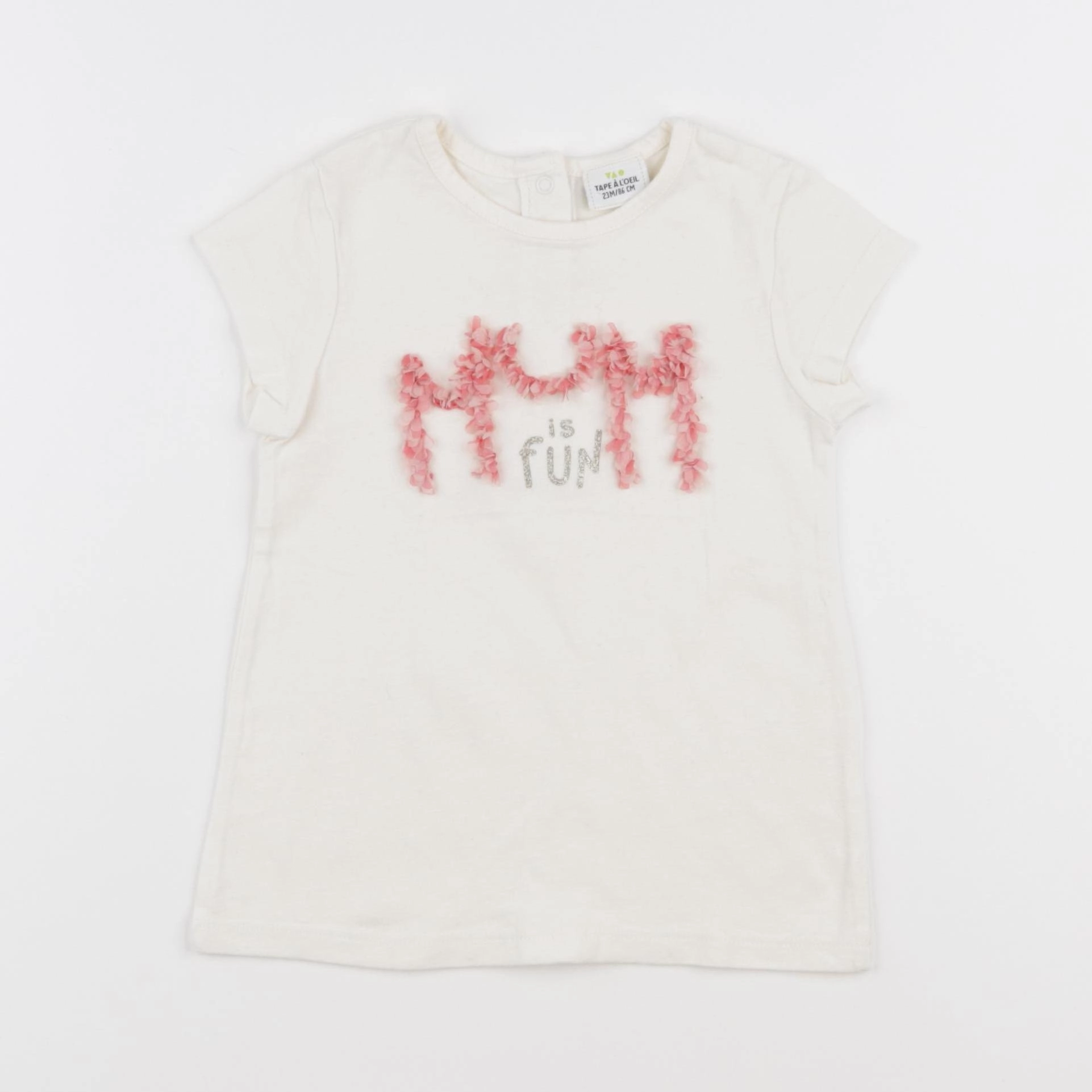Tape à l'oeil - tee-shirt beige - 24 mois