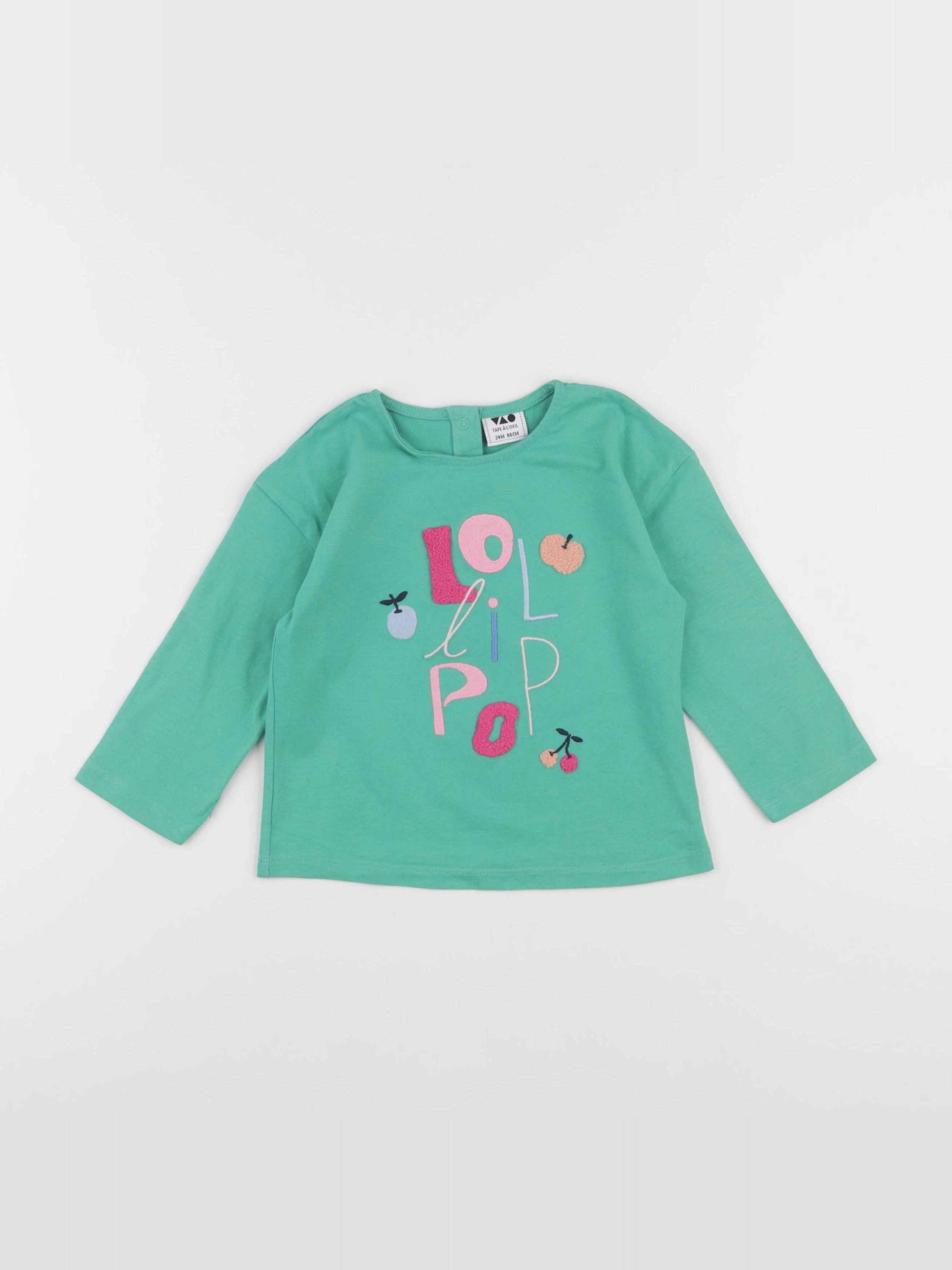 Tape à l'oeil - tee-shirt vert - 24 mois
