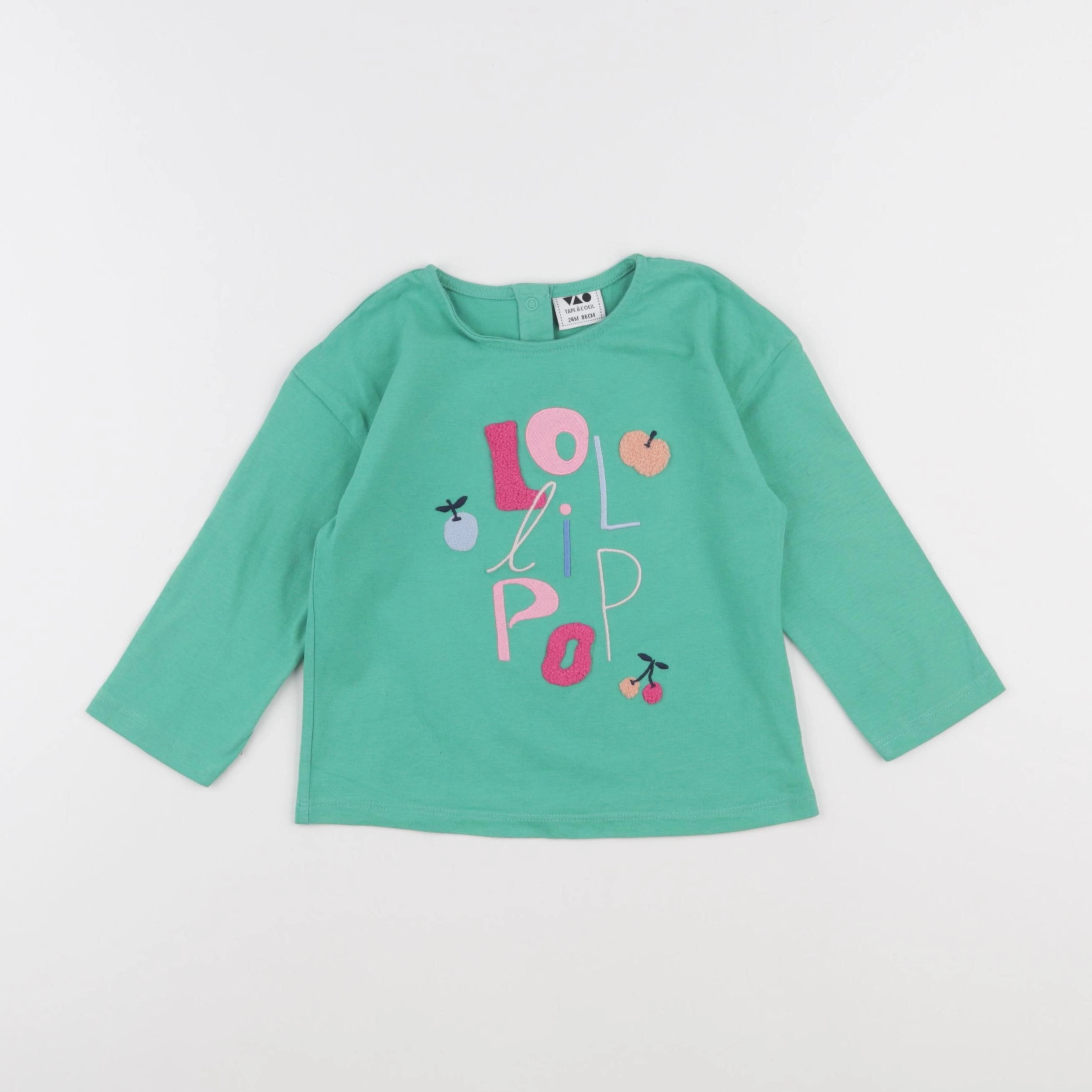 Tape à l'oeil - tee-shirt vert - 24 mois