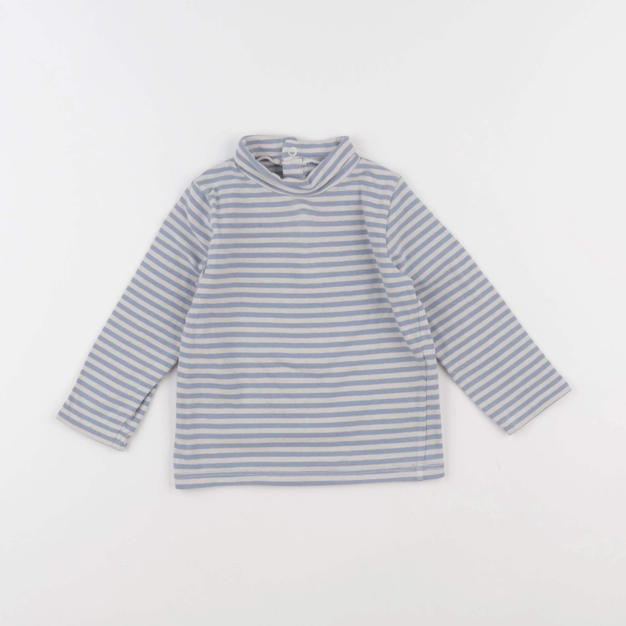 Vertbaudet - sous-pull bleu - 18 mois