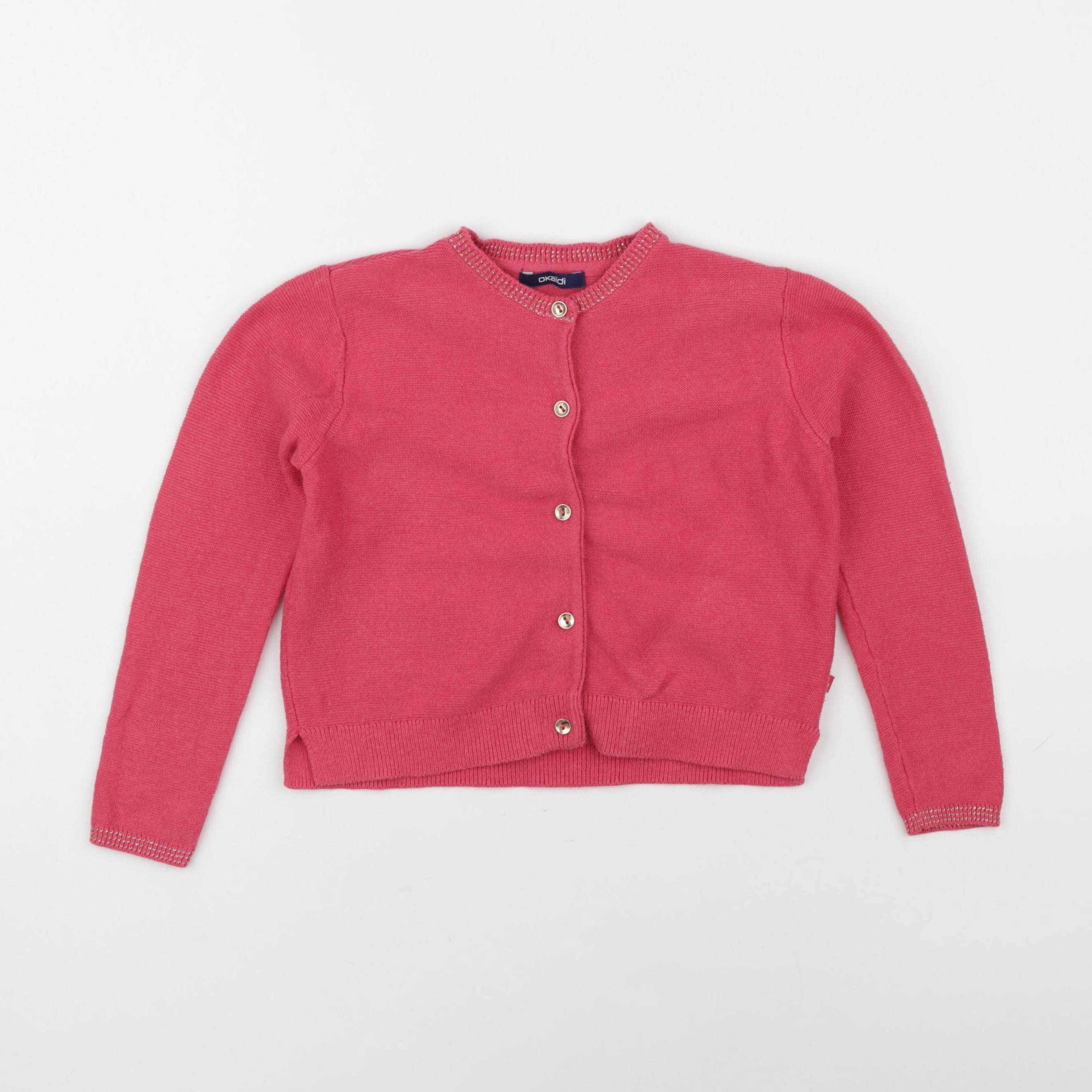 Okaidi - gilet rose - 5 ans