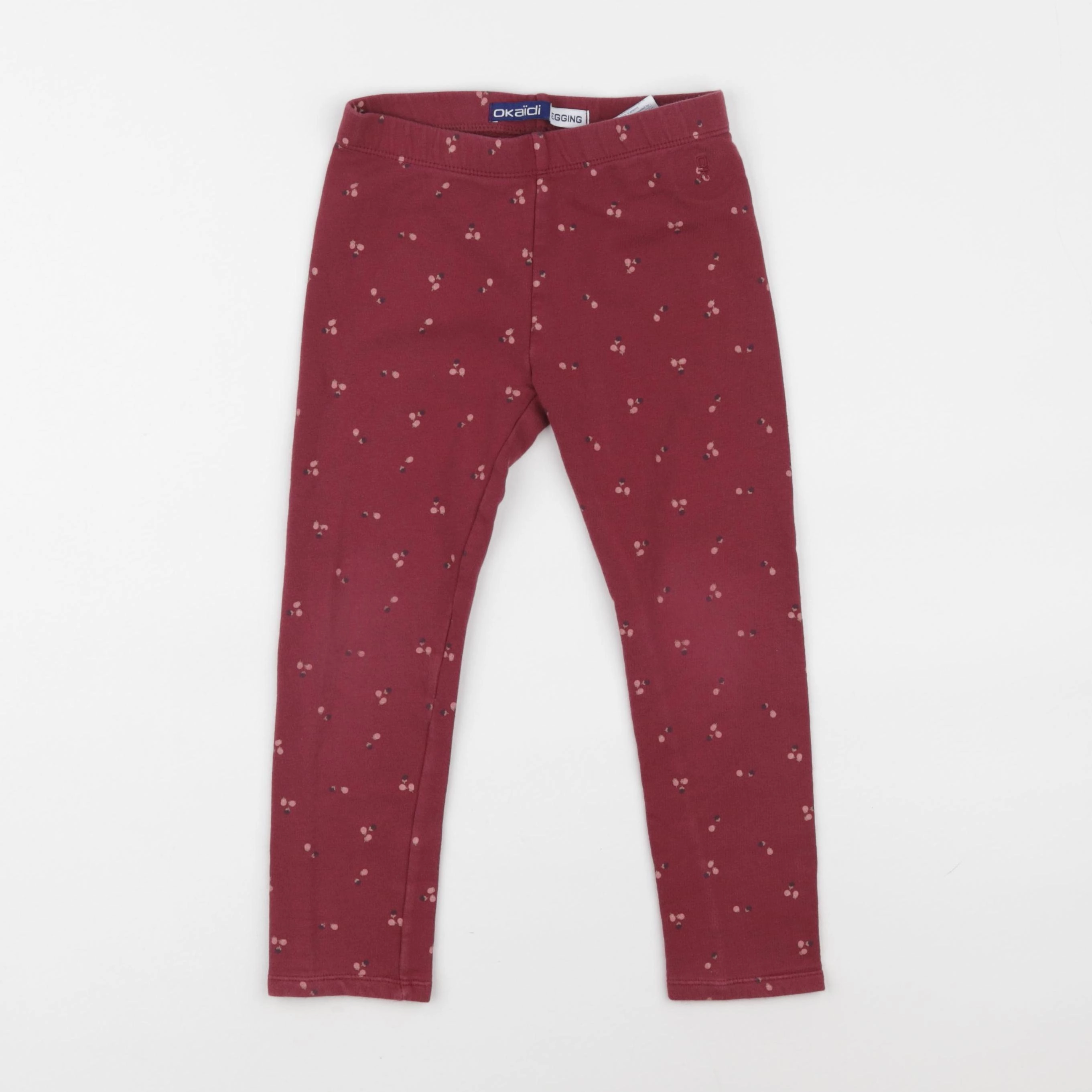 Okaidi - legging rouge - 6 ans