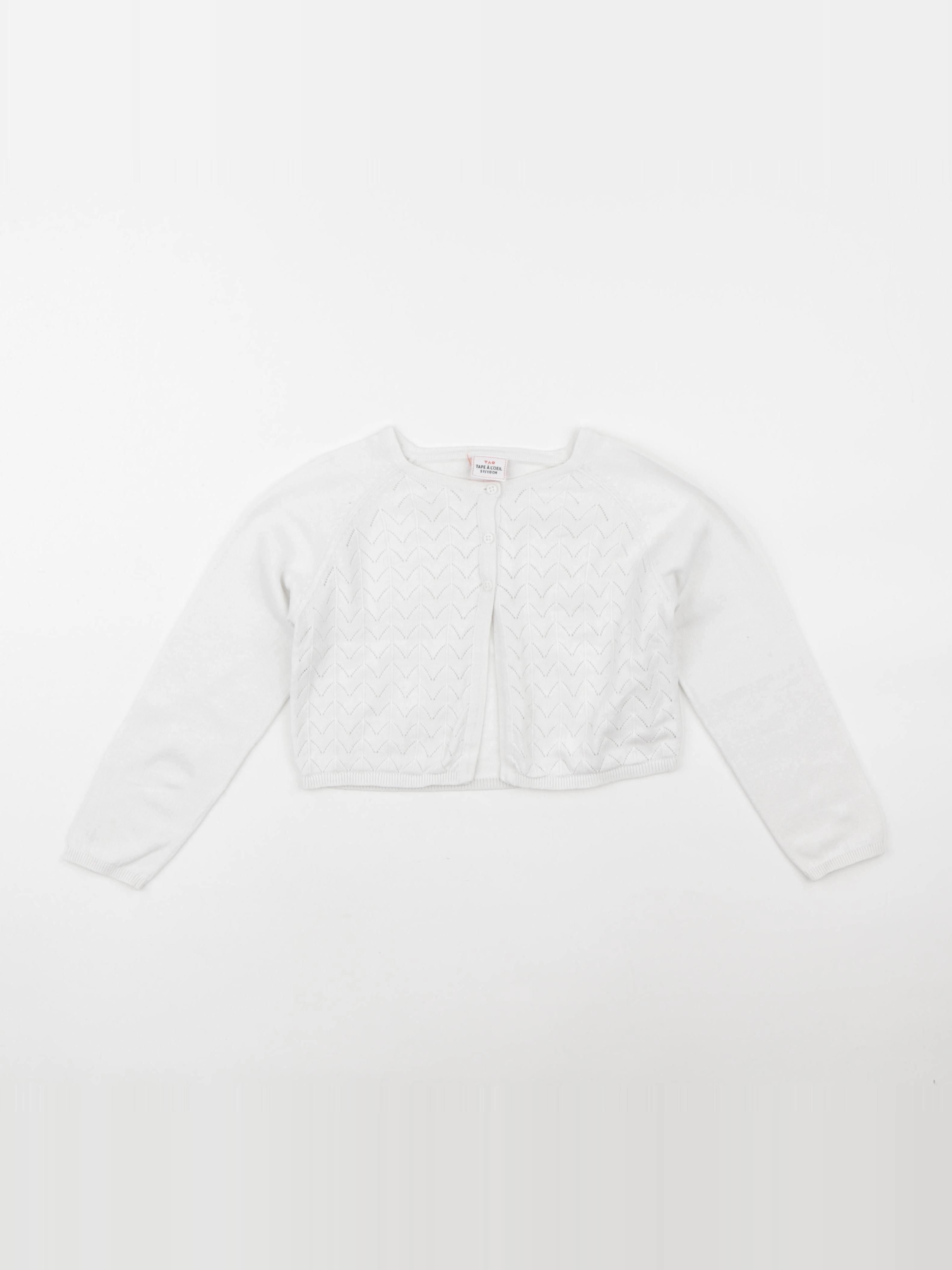 Tape à l'oeil - gilet blanc - 5 ans