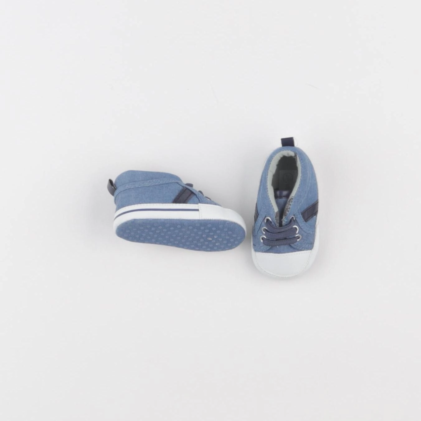 Vertbaudet - chaussons bleu - pointure 17