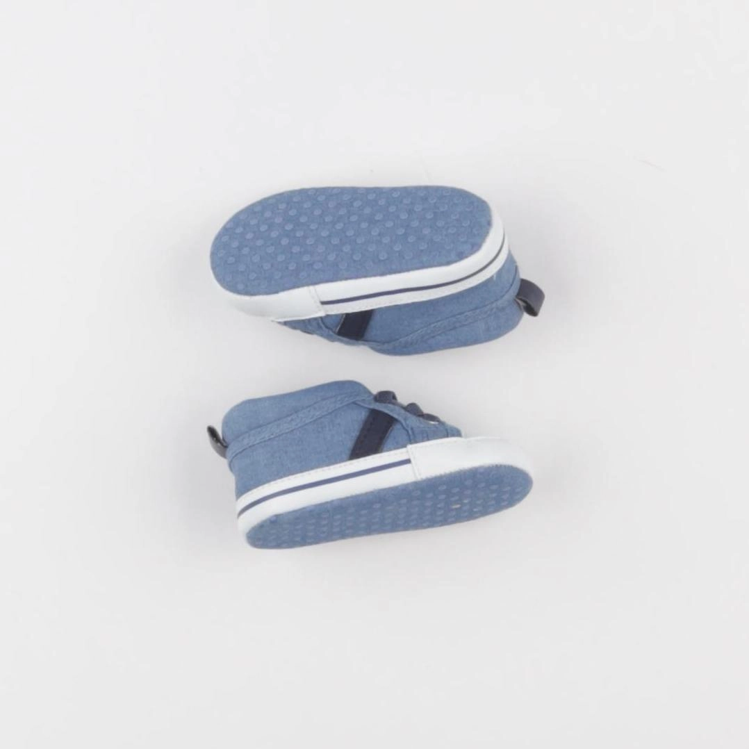 Vertbaudet - chaussons bleu - pointure 17