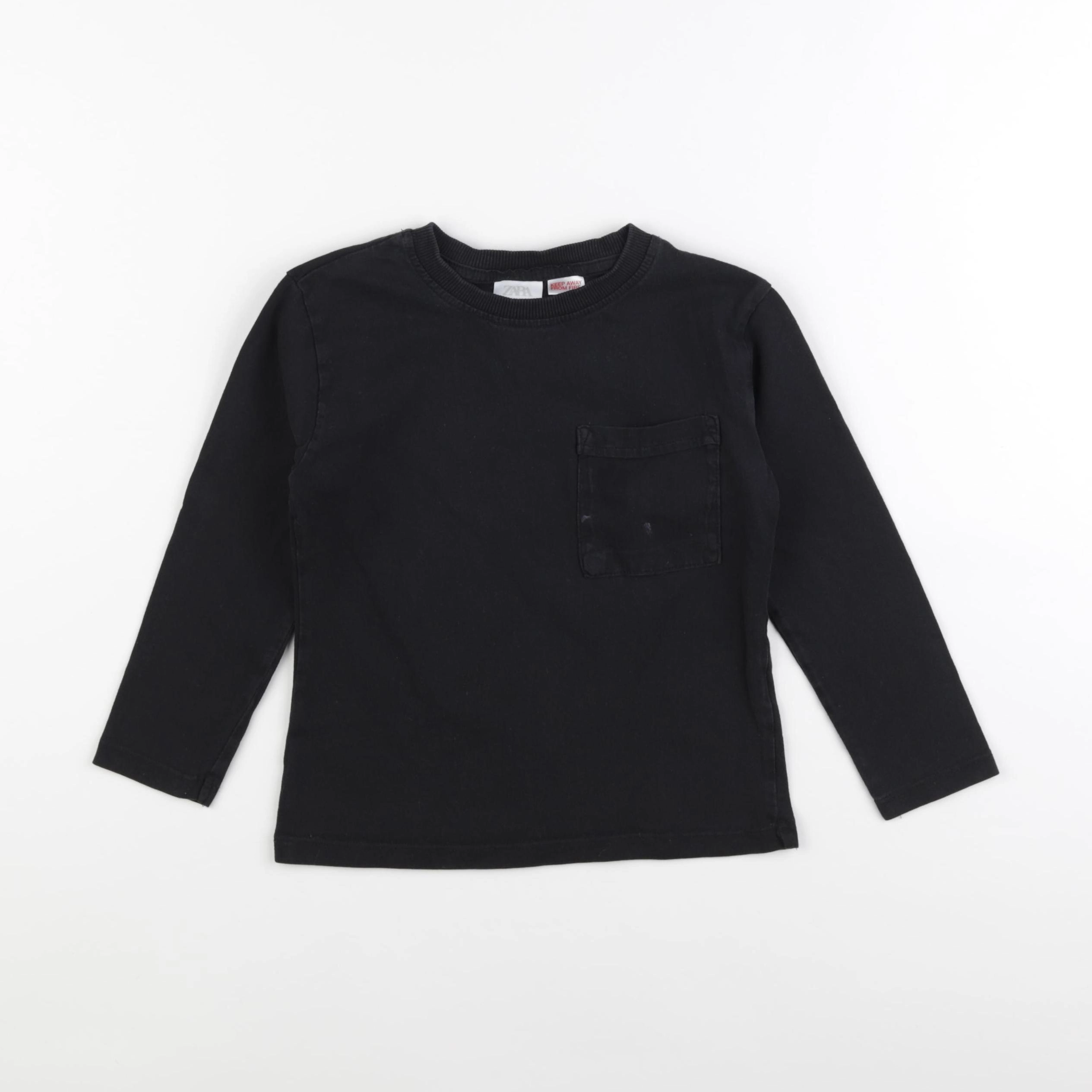Zara - tee-shirt noir - 3/4 ans