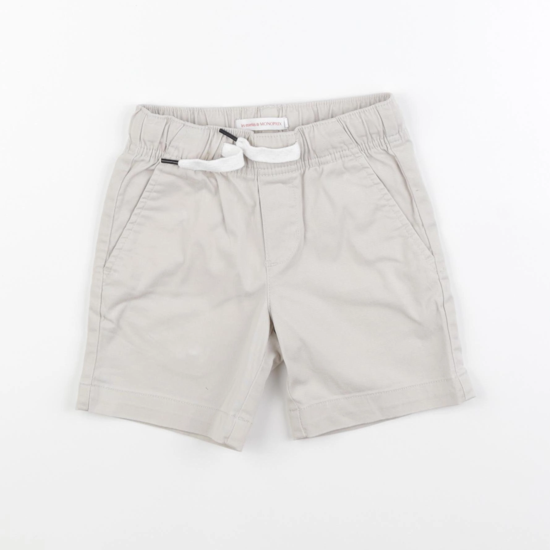 Monoprix - short beige - 4 ans
