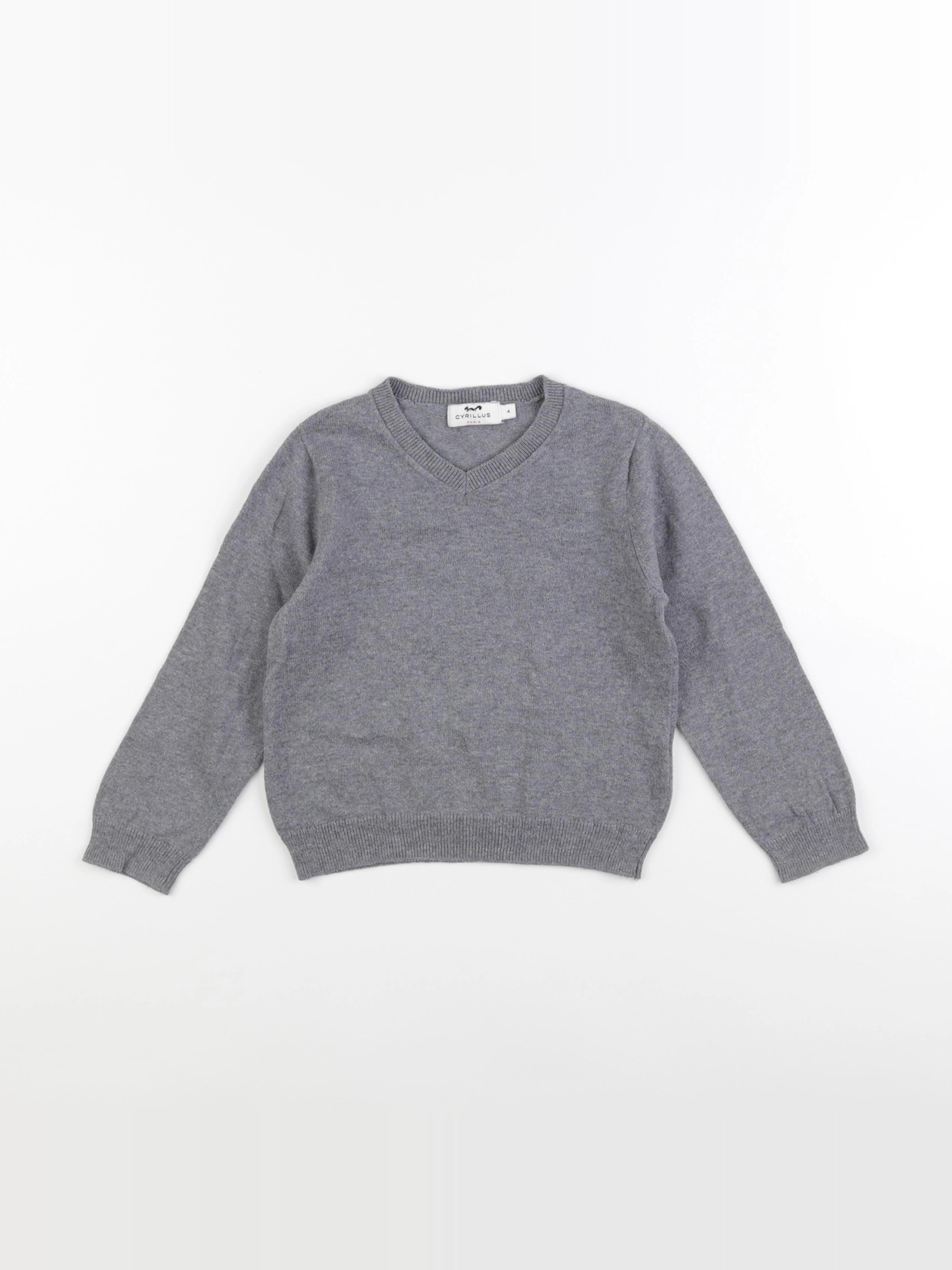 Cyrillus - pull gris - 4 ans