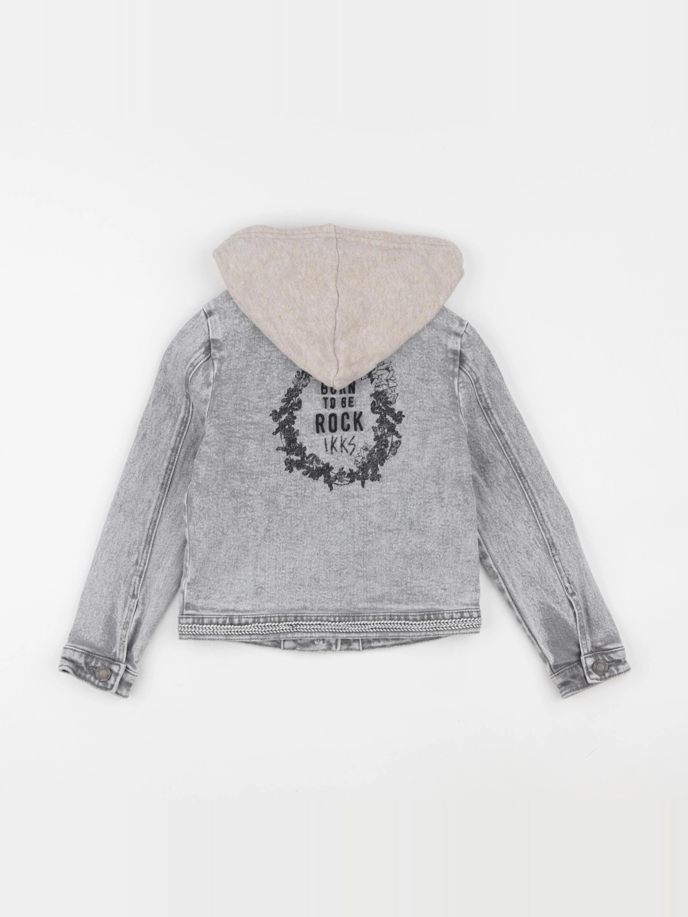 IKKS - veste imprimé au dos gris - 5 ans