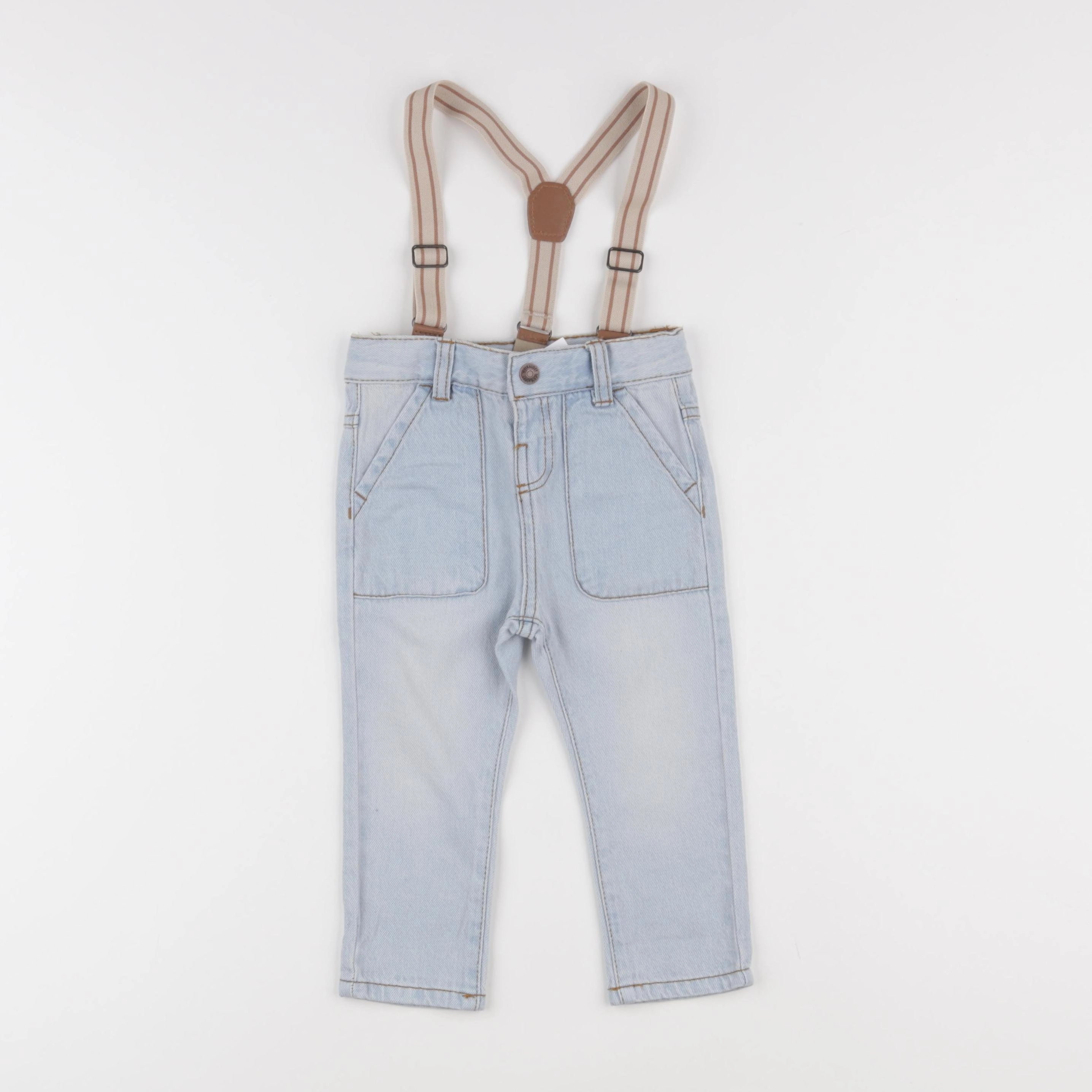 Vertbaudet - jean bleu - 9 mois