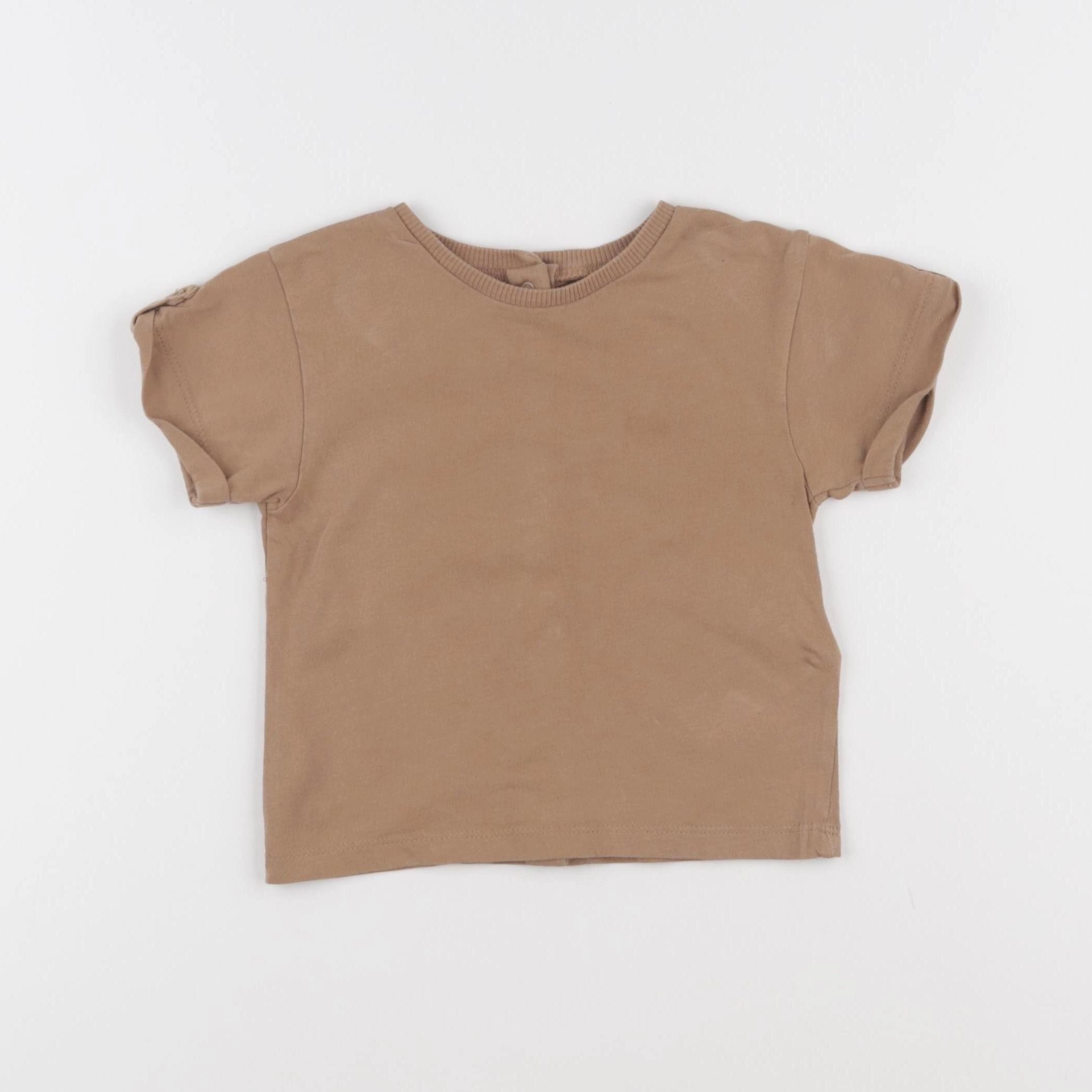 Vertbaudet - tee-shirt marron - 18 mois